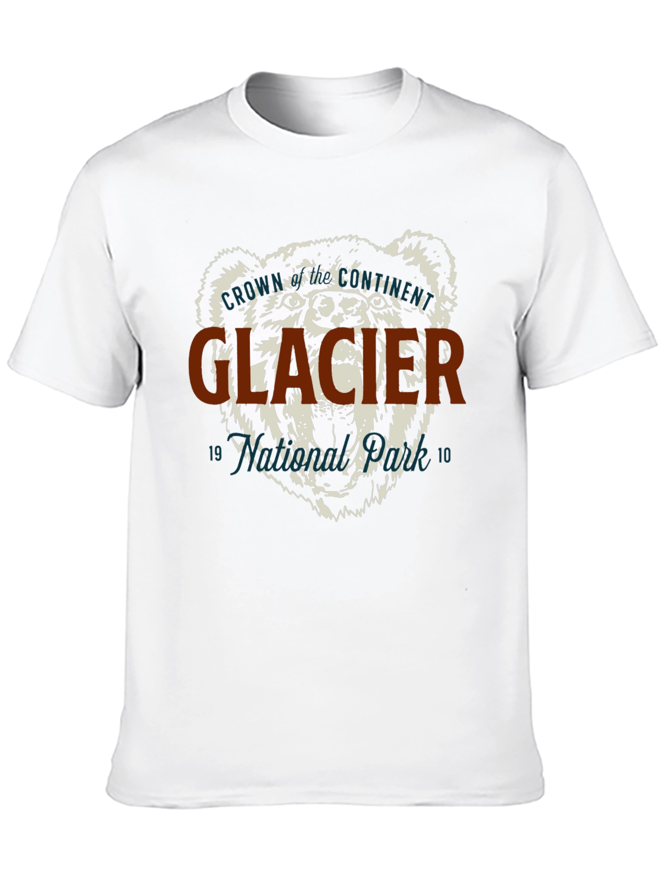 Glacier National Park Bear Graphic T-Shirt