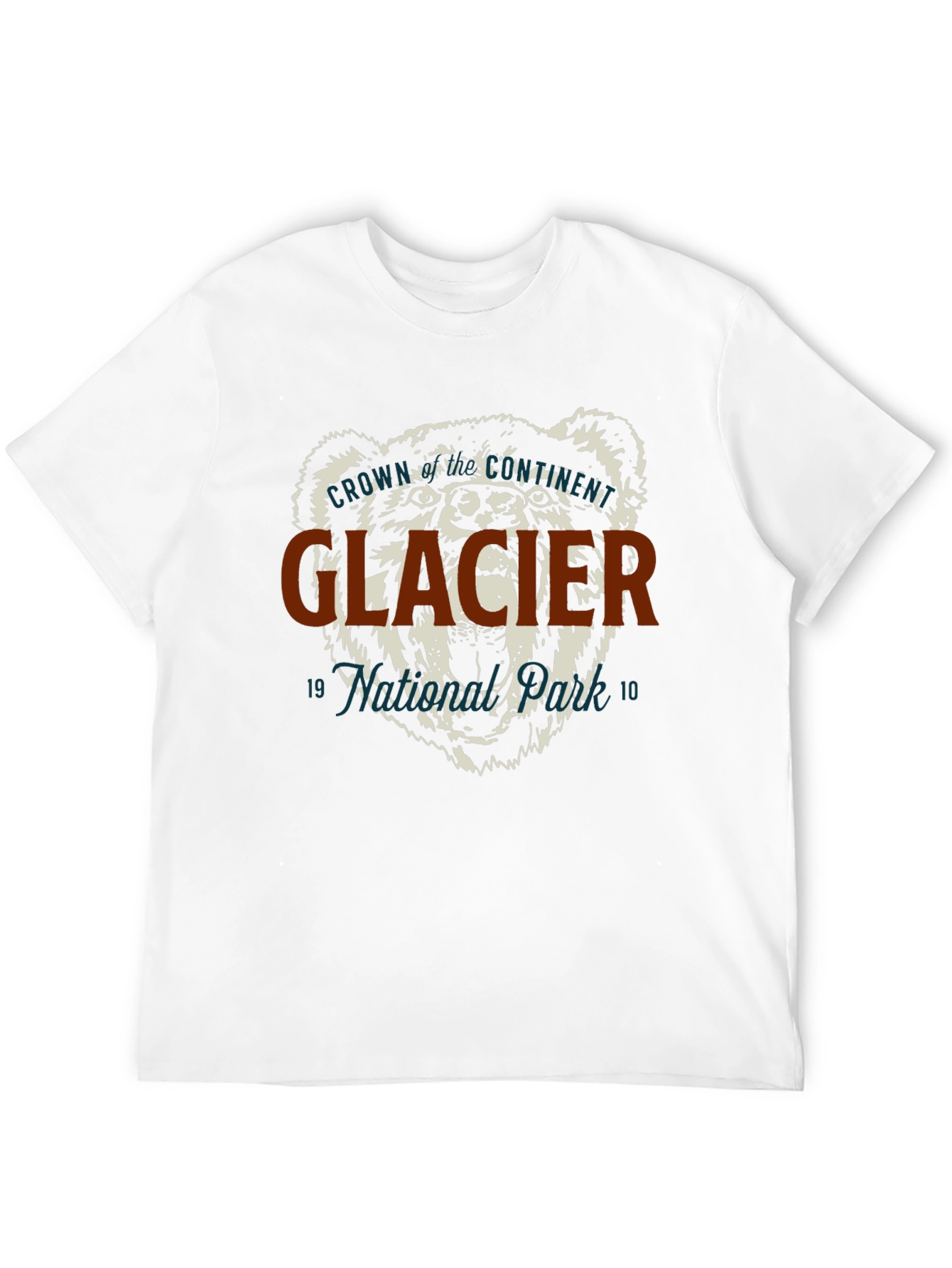 Glacier National Park Bear Graphic T-Shirt
