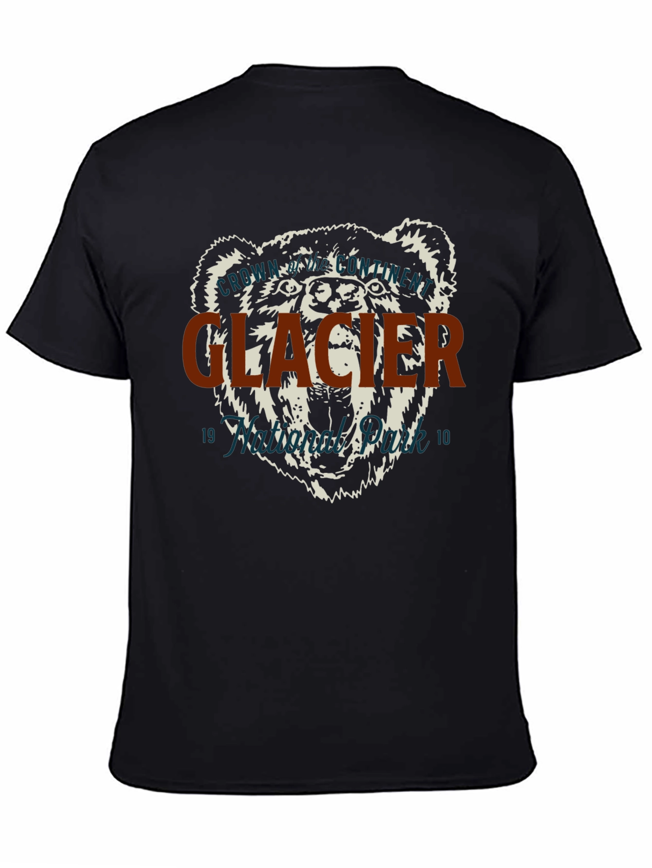 Glacier National Park Bear Graphic T-Shirt