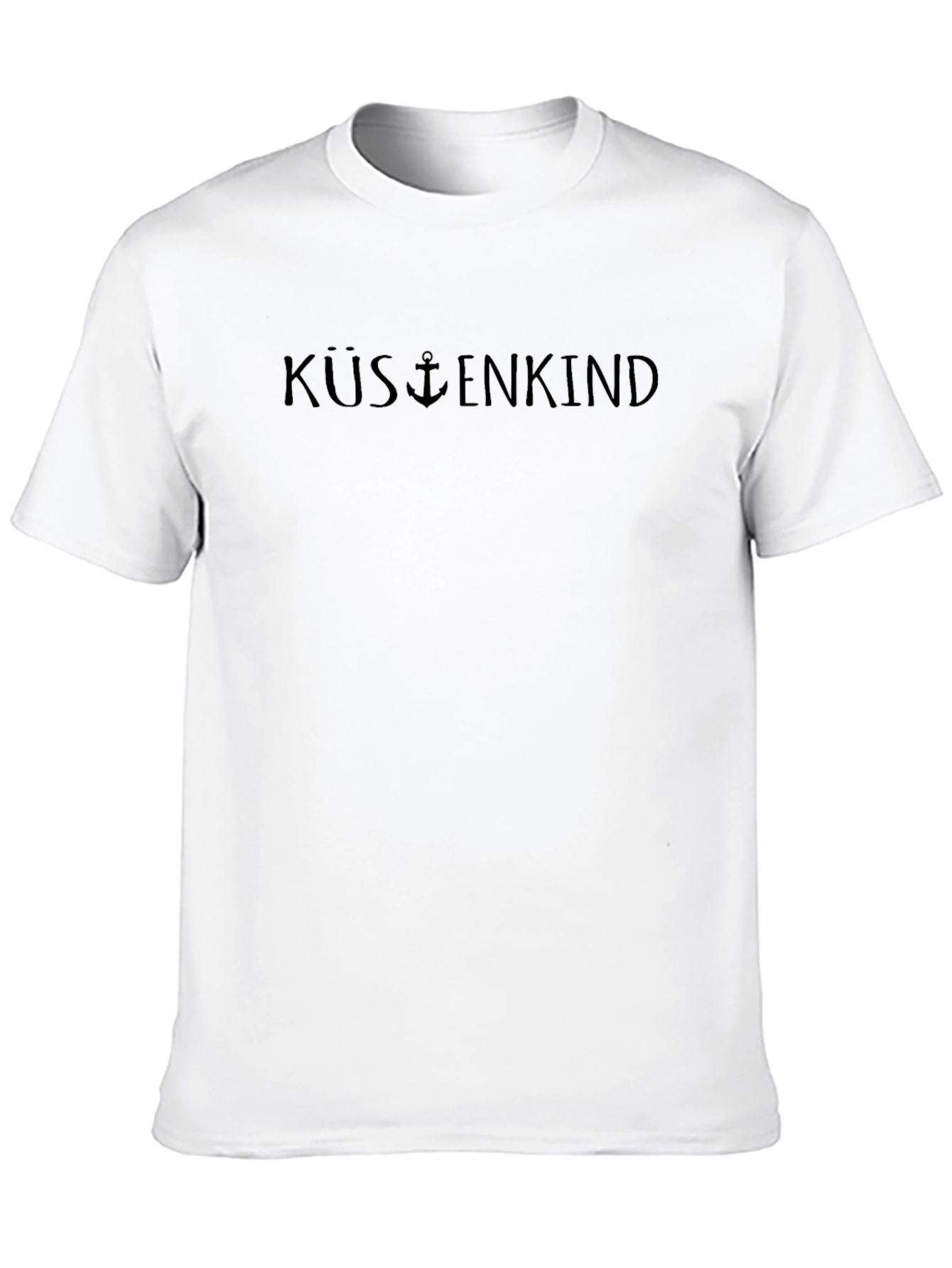 Küstenkind Graphic Tee - Black Cotton T-Shirt