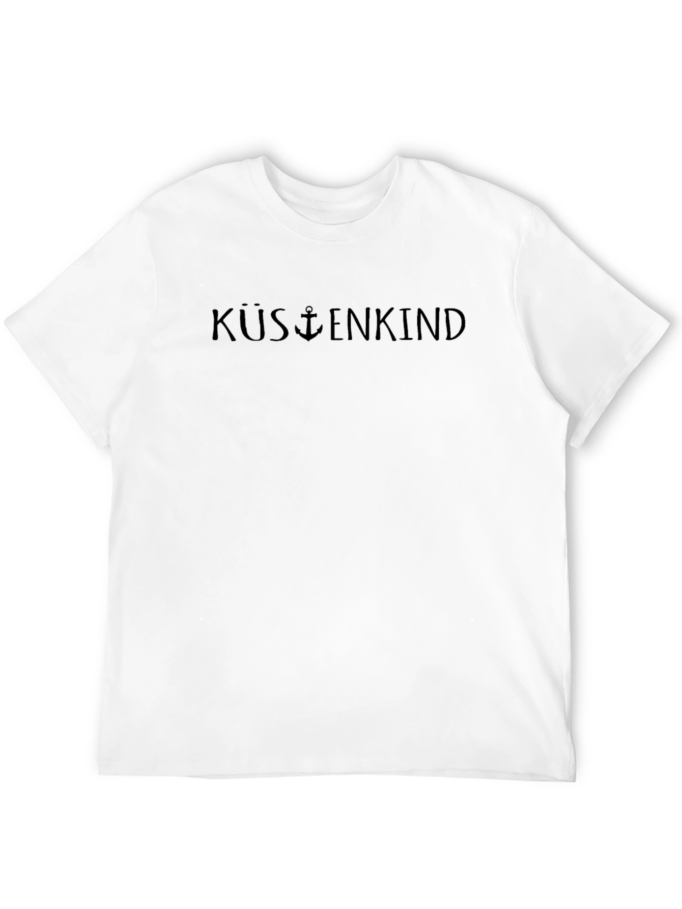 Küstenkind Graphic Tee - Black Cotton T-Shirt