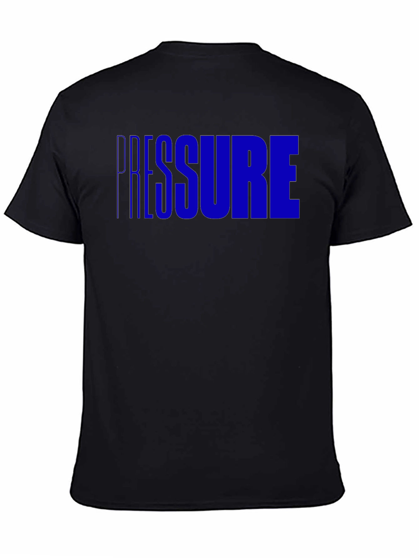 Pressure Graphic Tee - Black Cotton T-Shirt