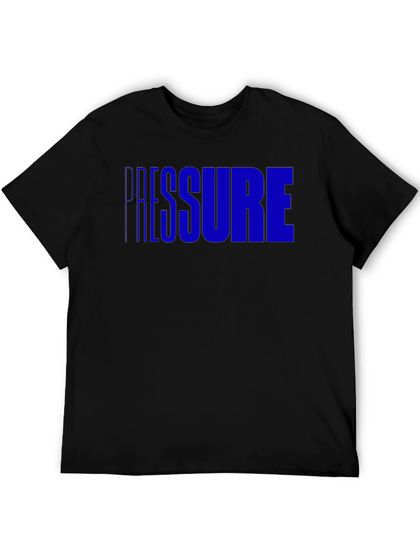 Pressure Graphic Tee - Black Cotton T-Shirt