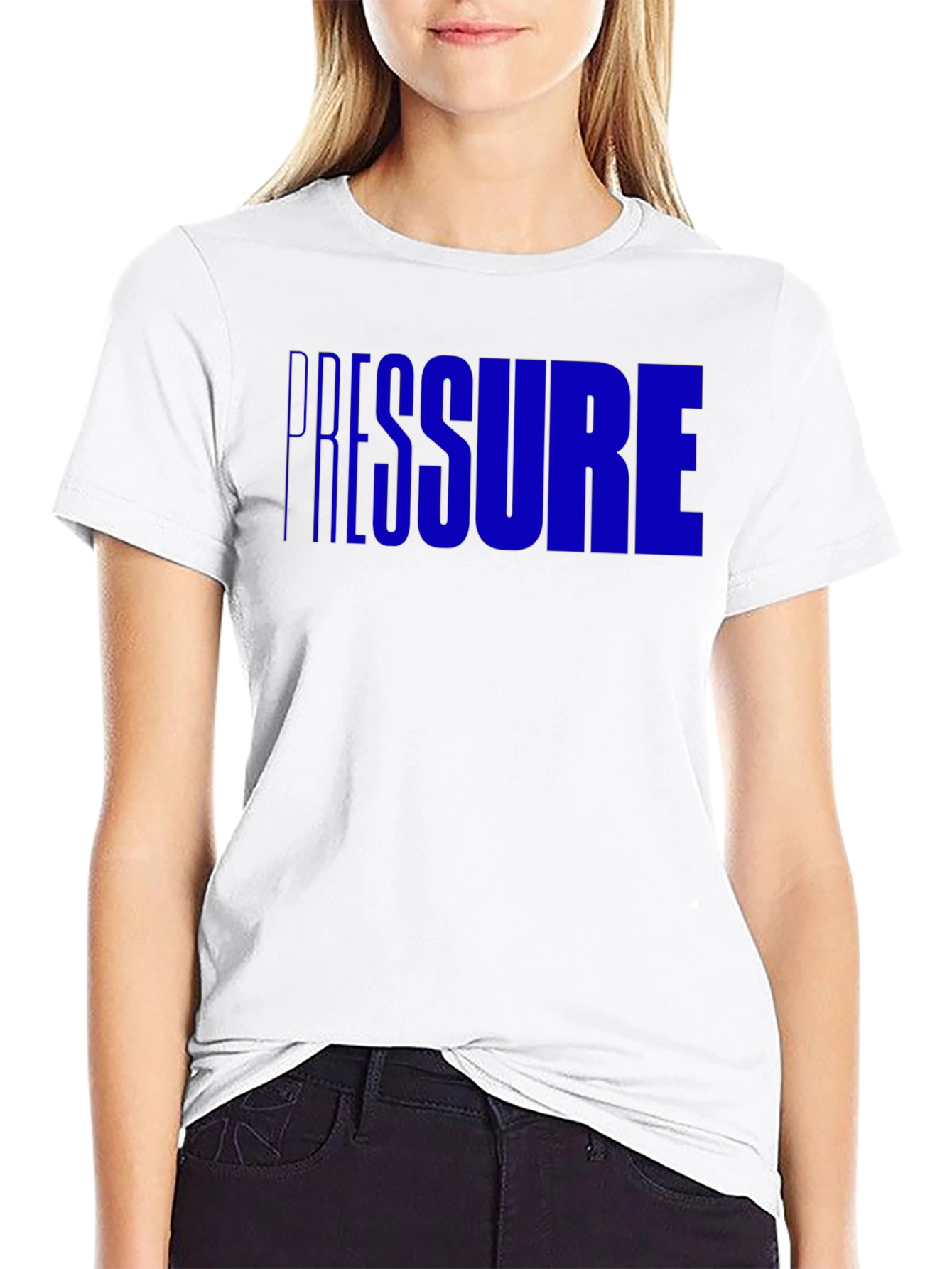 Pressure Graphic Tee - Black Cotton T-Shirt
