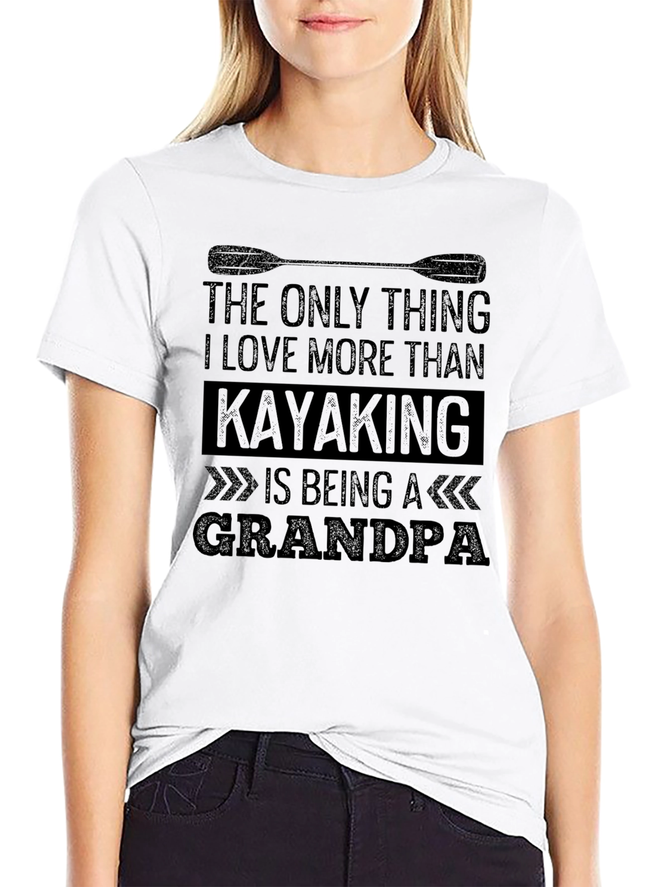 Kayaking Grandpa T-Shirt - Perfect Gift!