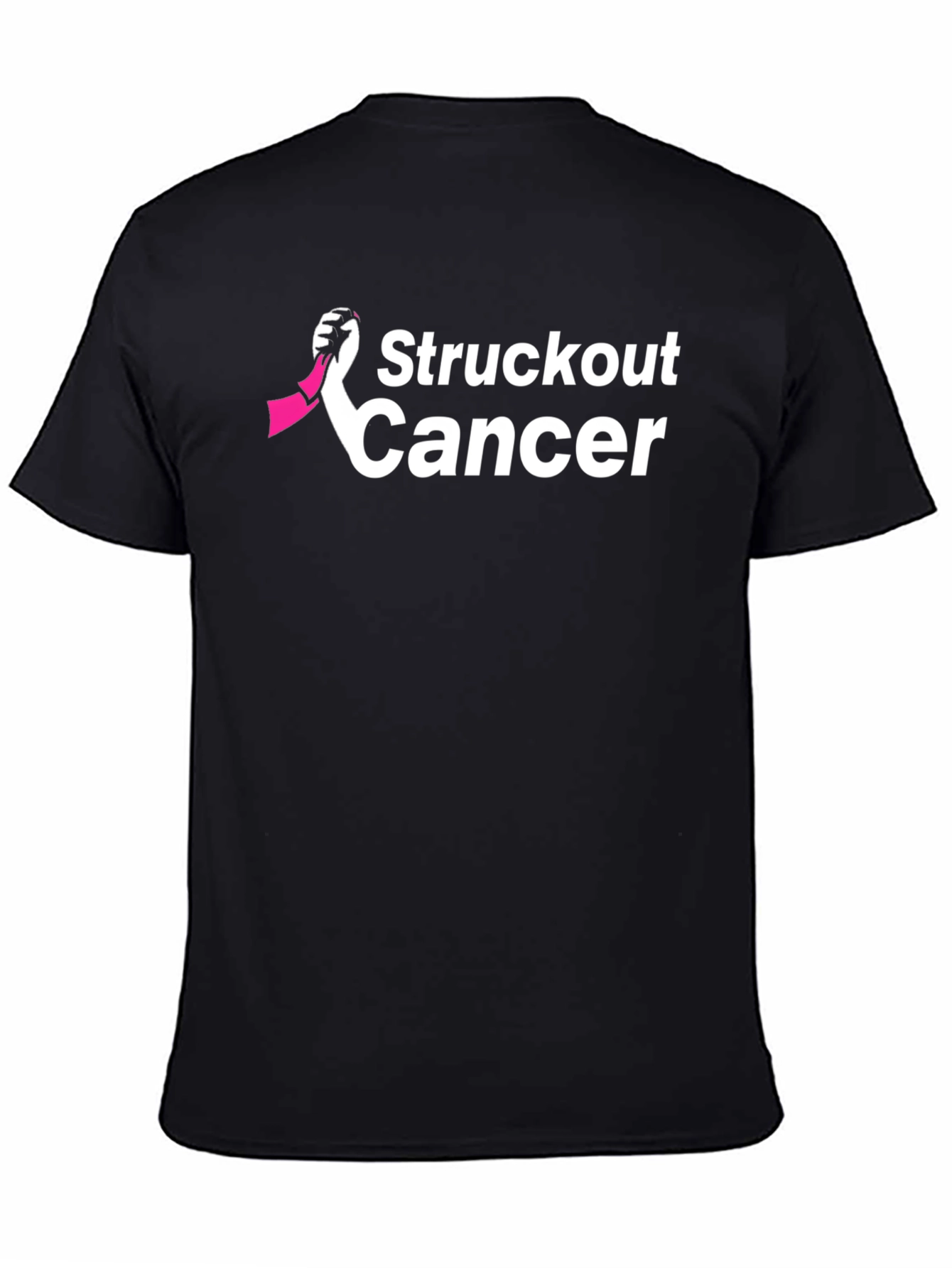 Struckout Cancer Awareness Ribbon T-Shirt