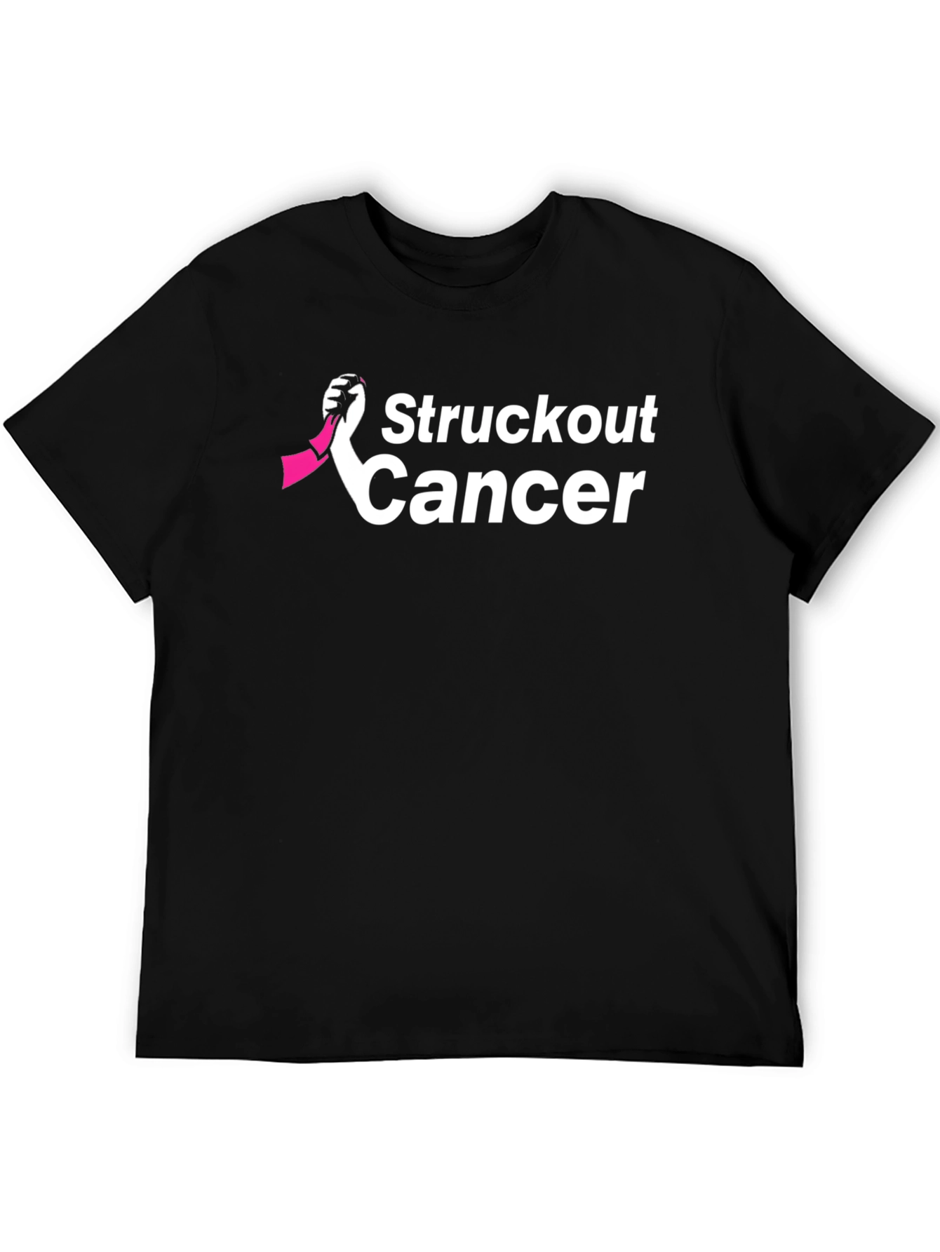 Struckout Cancer Awareness Ribbon T-Shirt