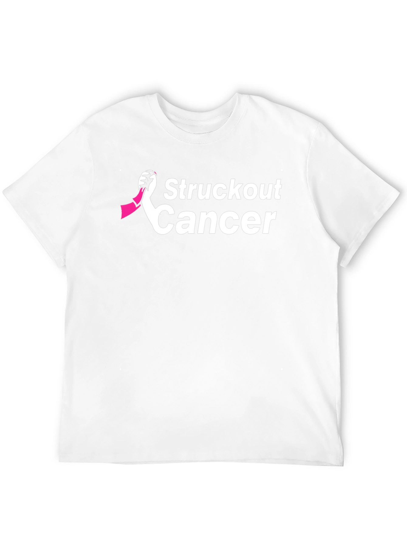 Struckout Cancer Awareness Ribbon T-Shirt