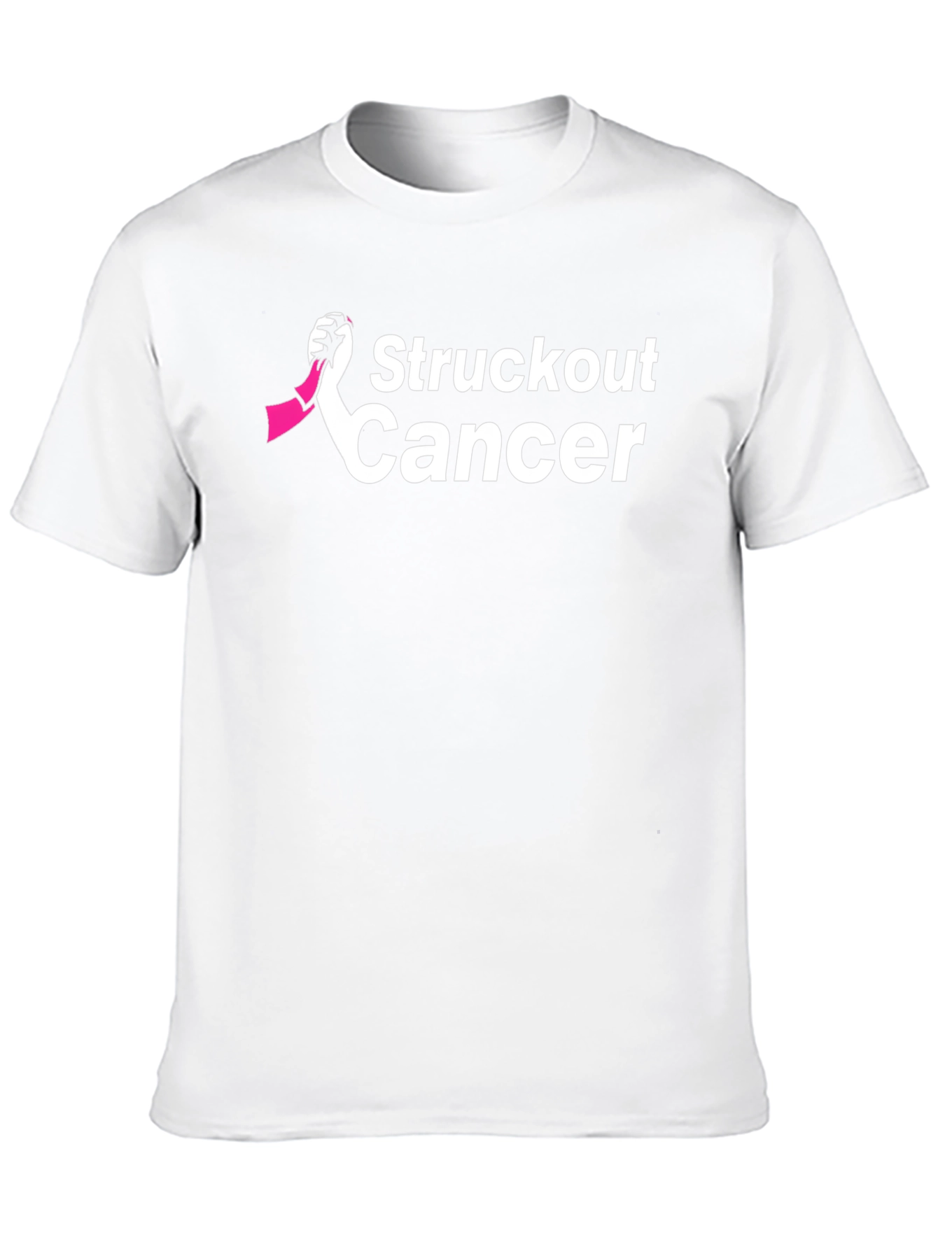 Struckout Cancer Awareness Ribbon T-Shirt