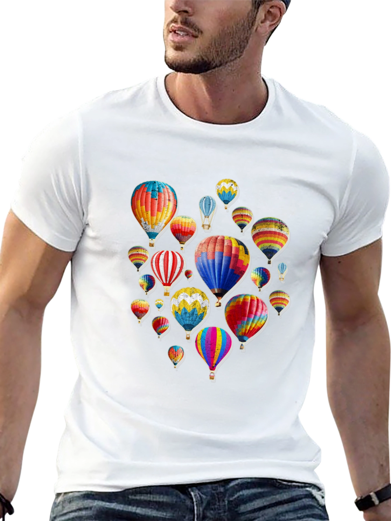 Hot Air Balloon Graphic Tee
