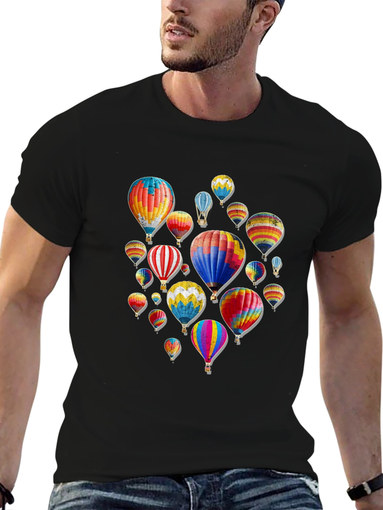 Hot Air Balloon Graphic Tee