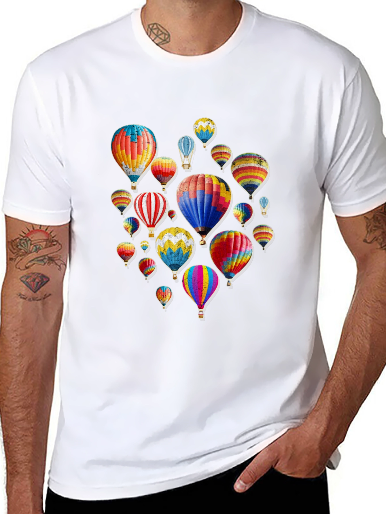 Hot Air Balloon Graphic Tee