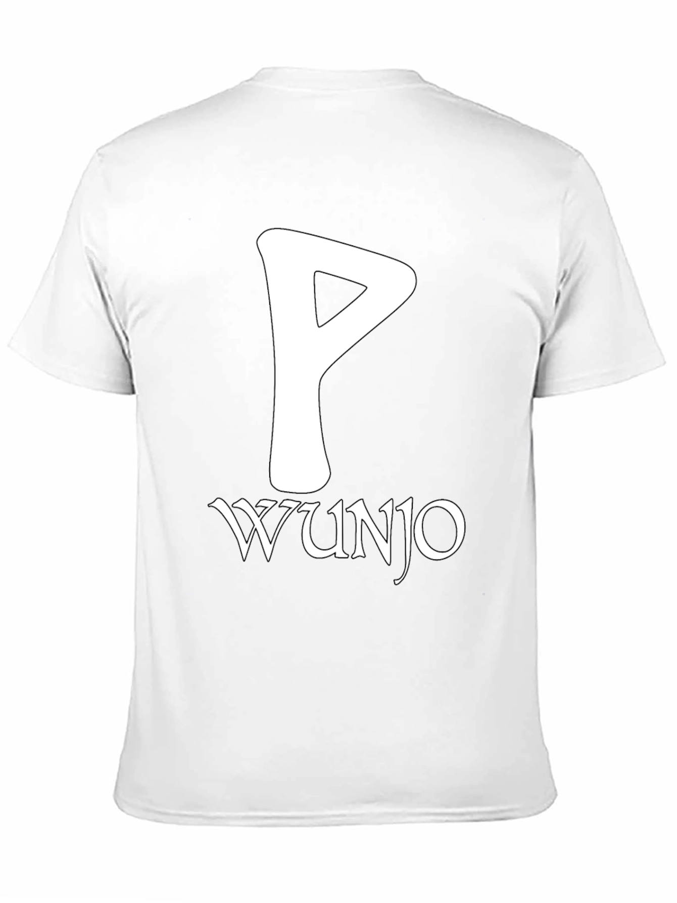 Wunjo Rune T-Shirt - Norse Pagan Symbol