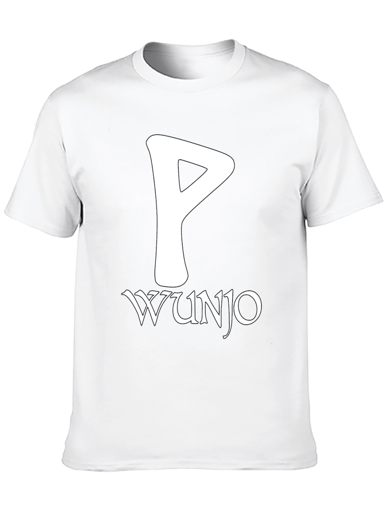 Wunjo Rune T-Shirt - Norse Pagan Symbol