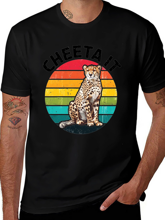 Cheeta It T-Shirt - Retro Animal Graphic Tee