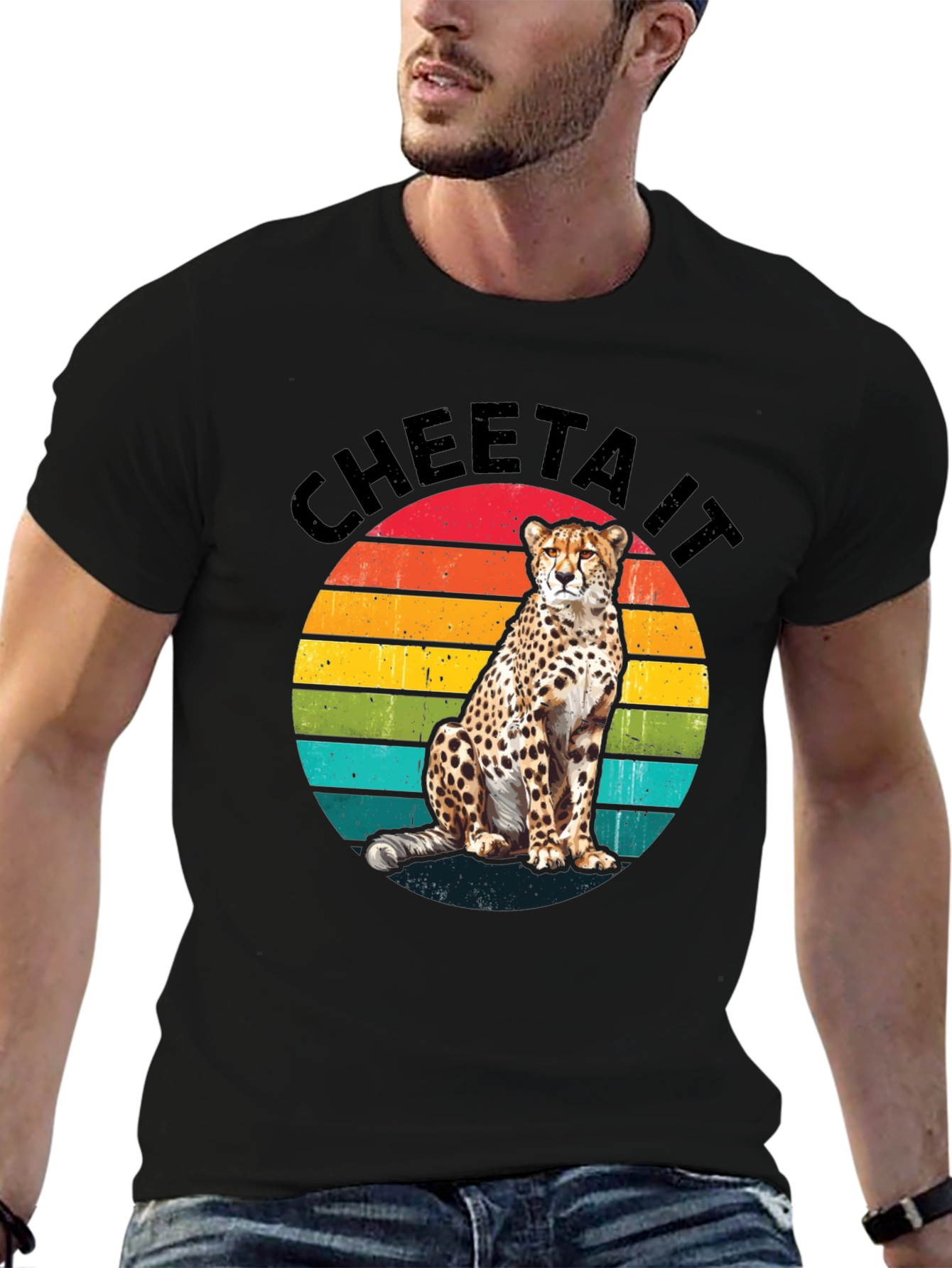 Cheeta It T-Shirt - Retro Animal Graphic Tee