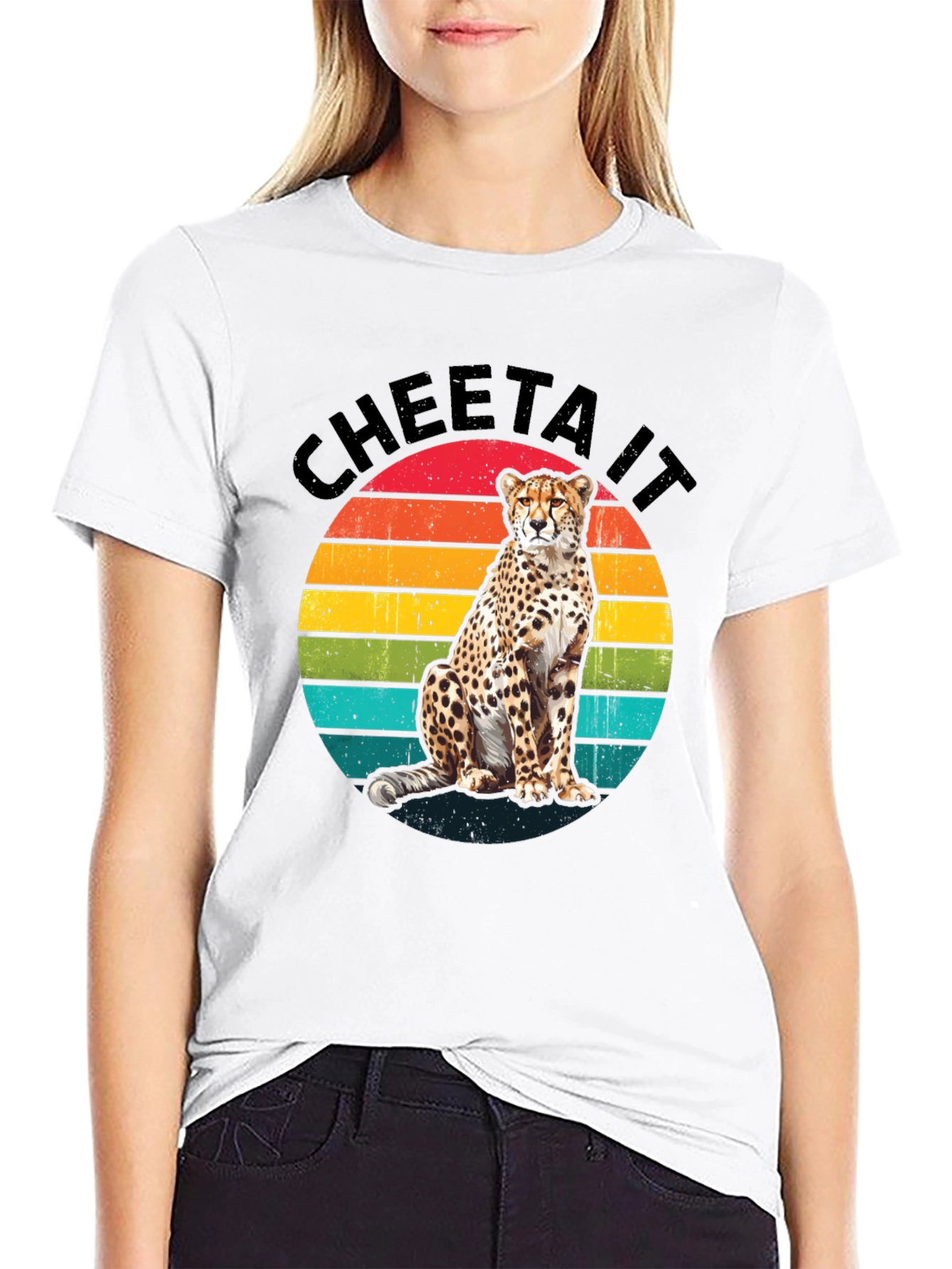 Cheeta It T-Shirt - Retro Animal Graphic Tee