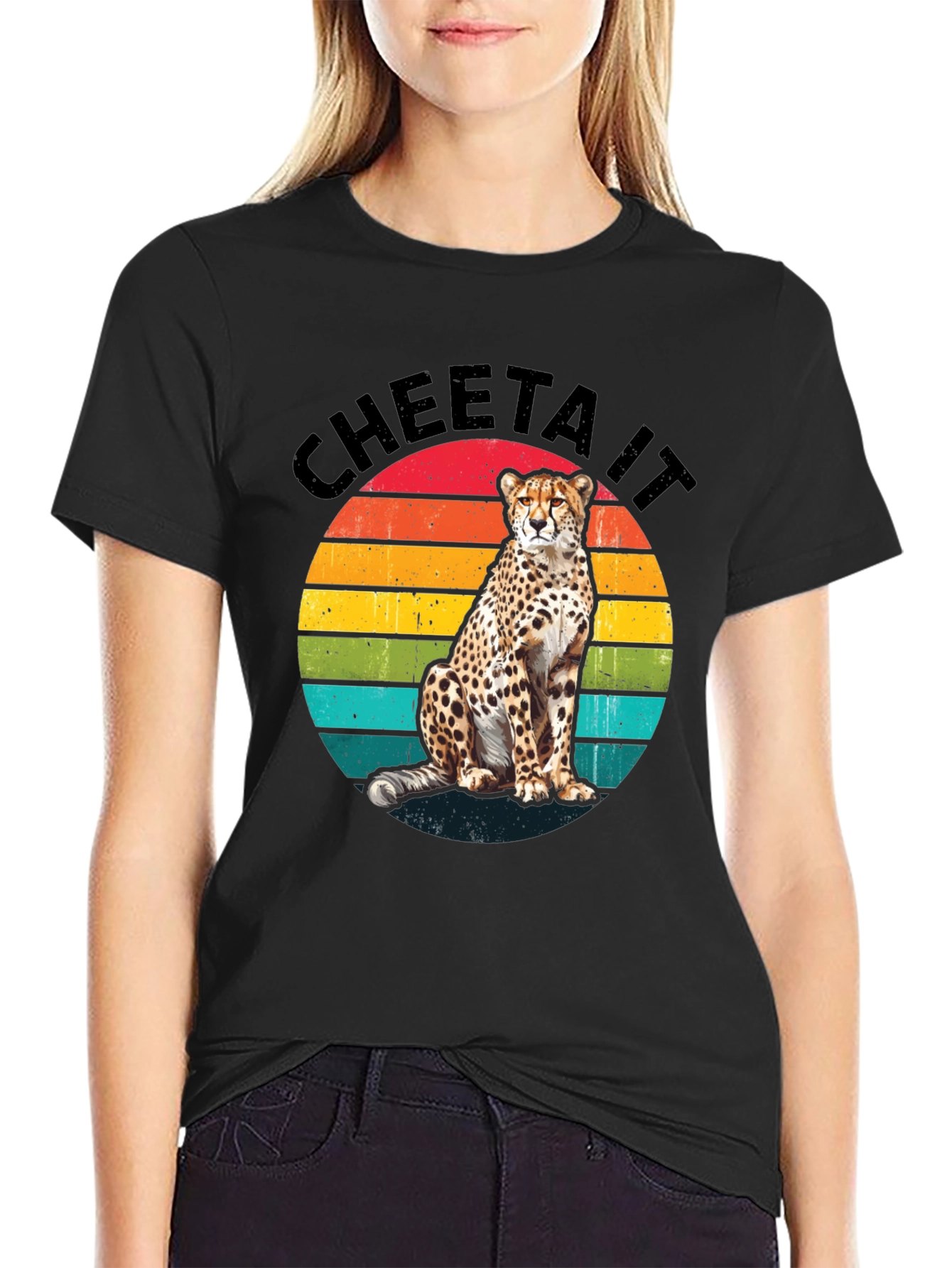 Cheeta It T-Shirt - Retro Animal Graphic Tee
