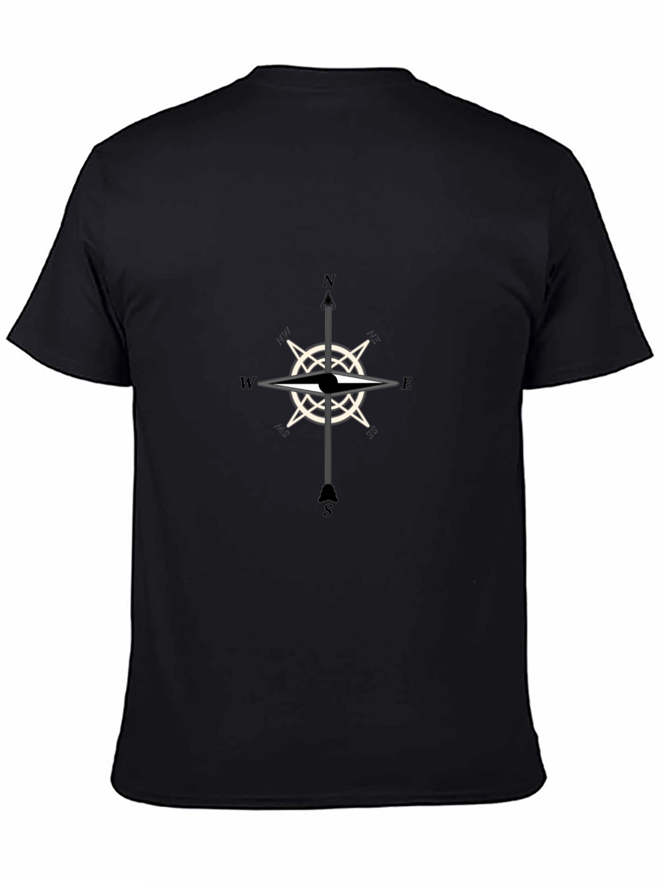 Compass Rose Graphic T-Shirt - Classic Style