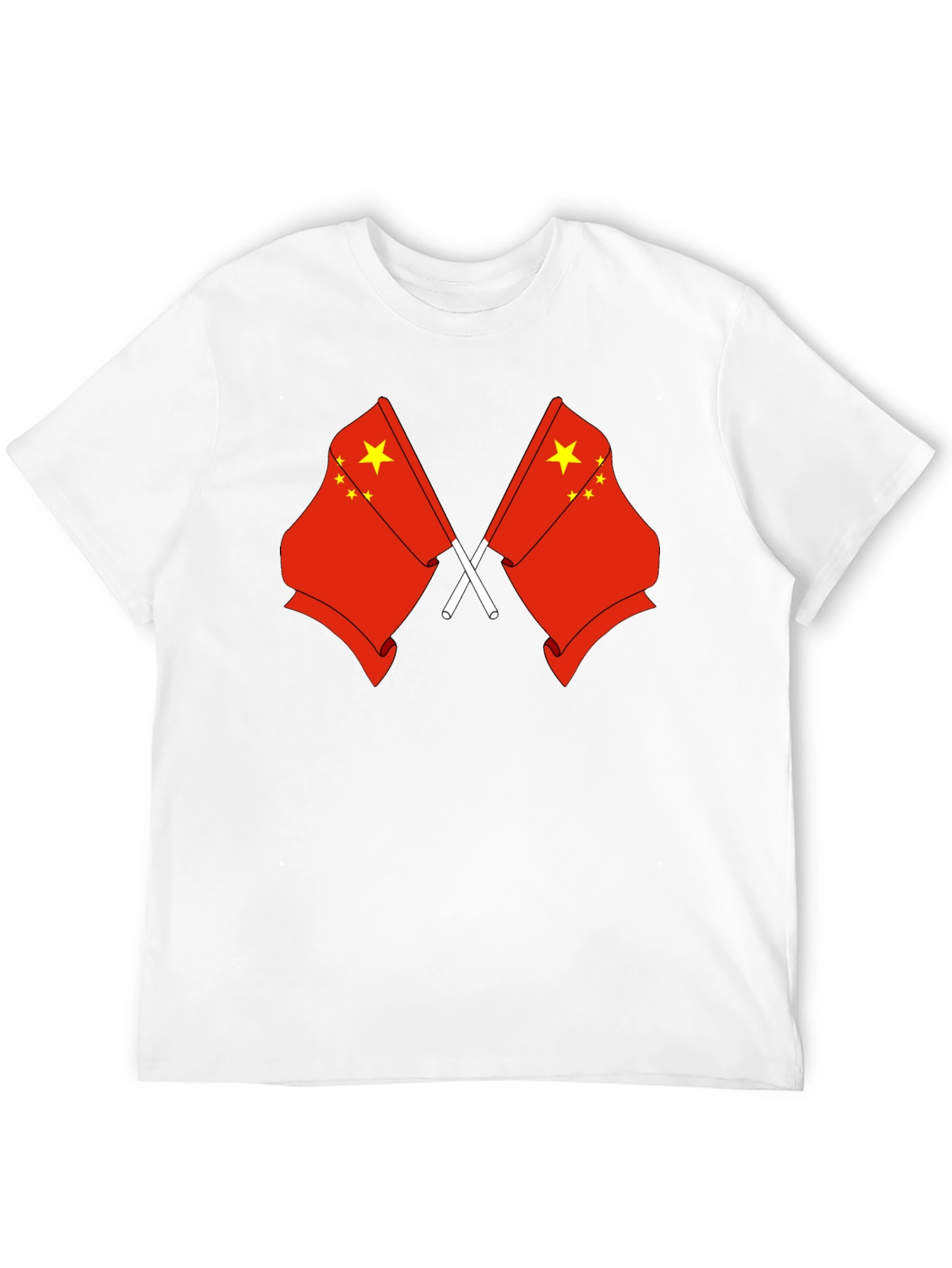China Flag Graphic T-Shirt - Unisex Black Tee