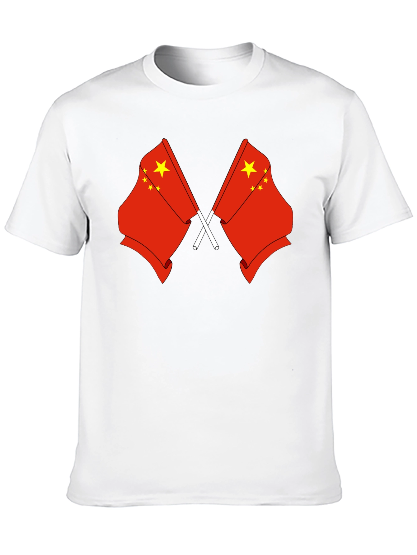 China Flag Graphic T-Shirt - Unisex Black Tee