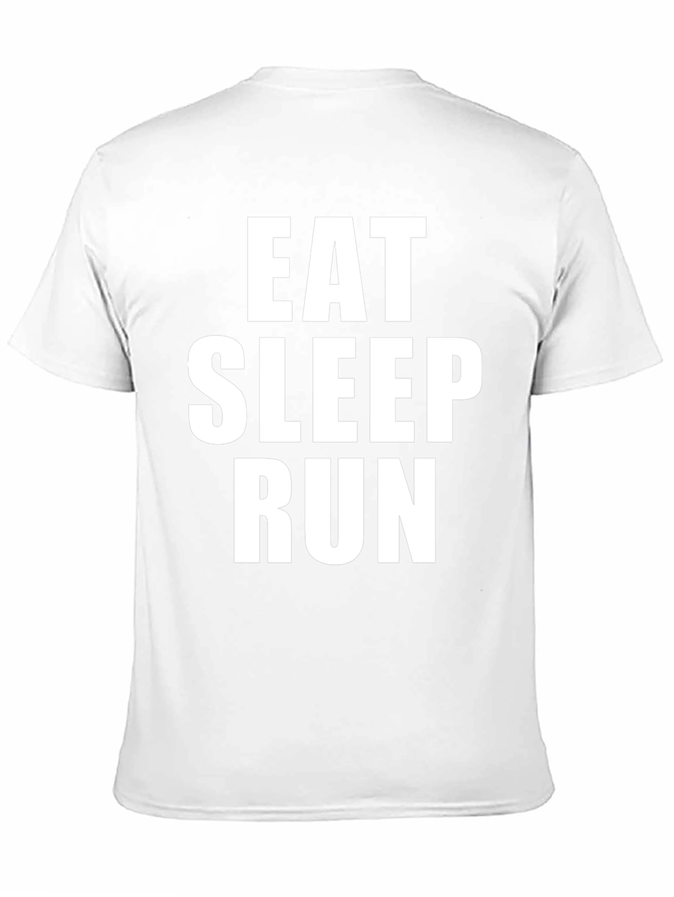 Eat Sleep Run Black Graphic Tee
