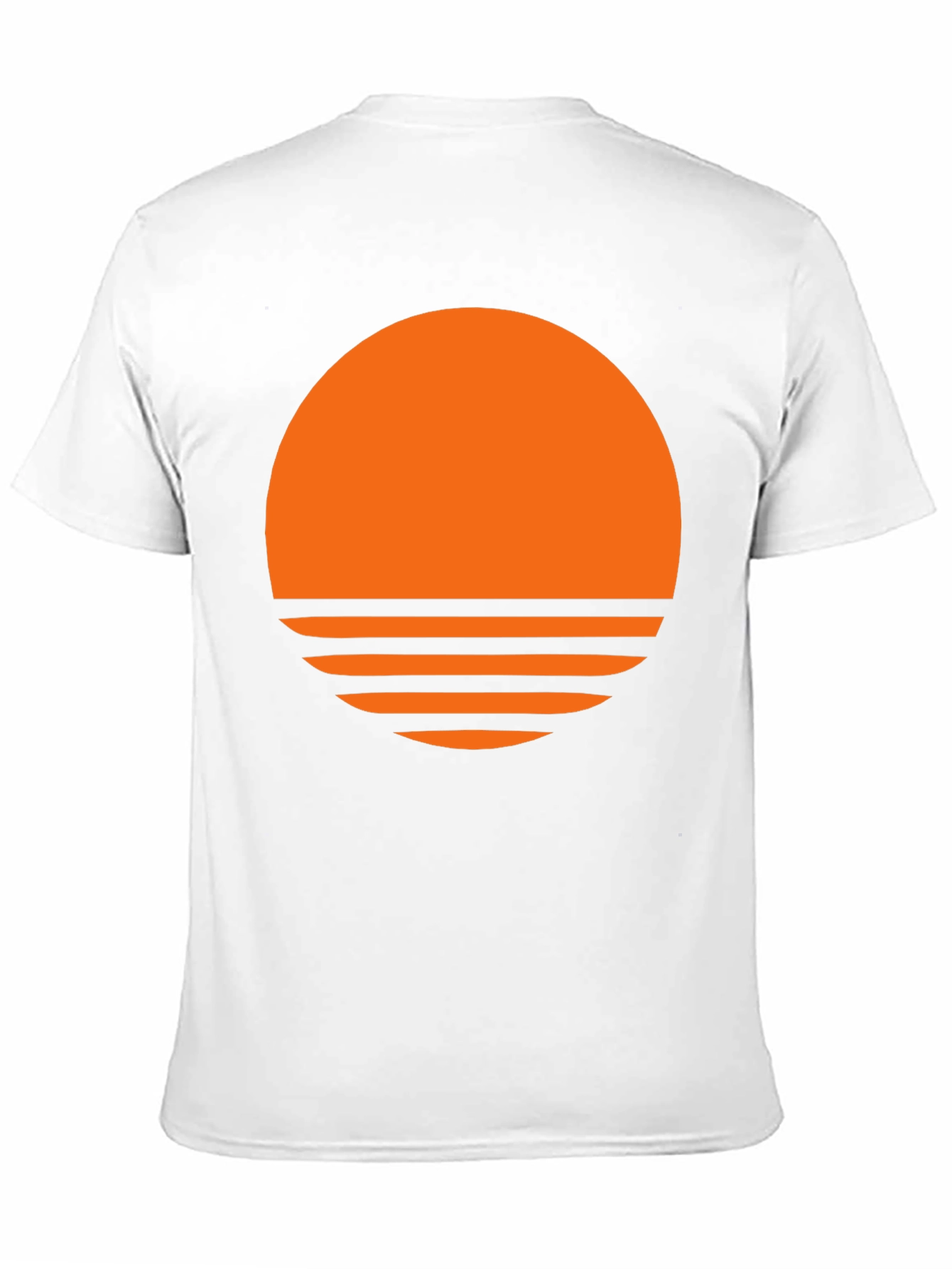 Retro Sunset Graphic T-Shirt - Trendy Black Tee
