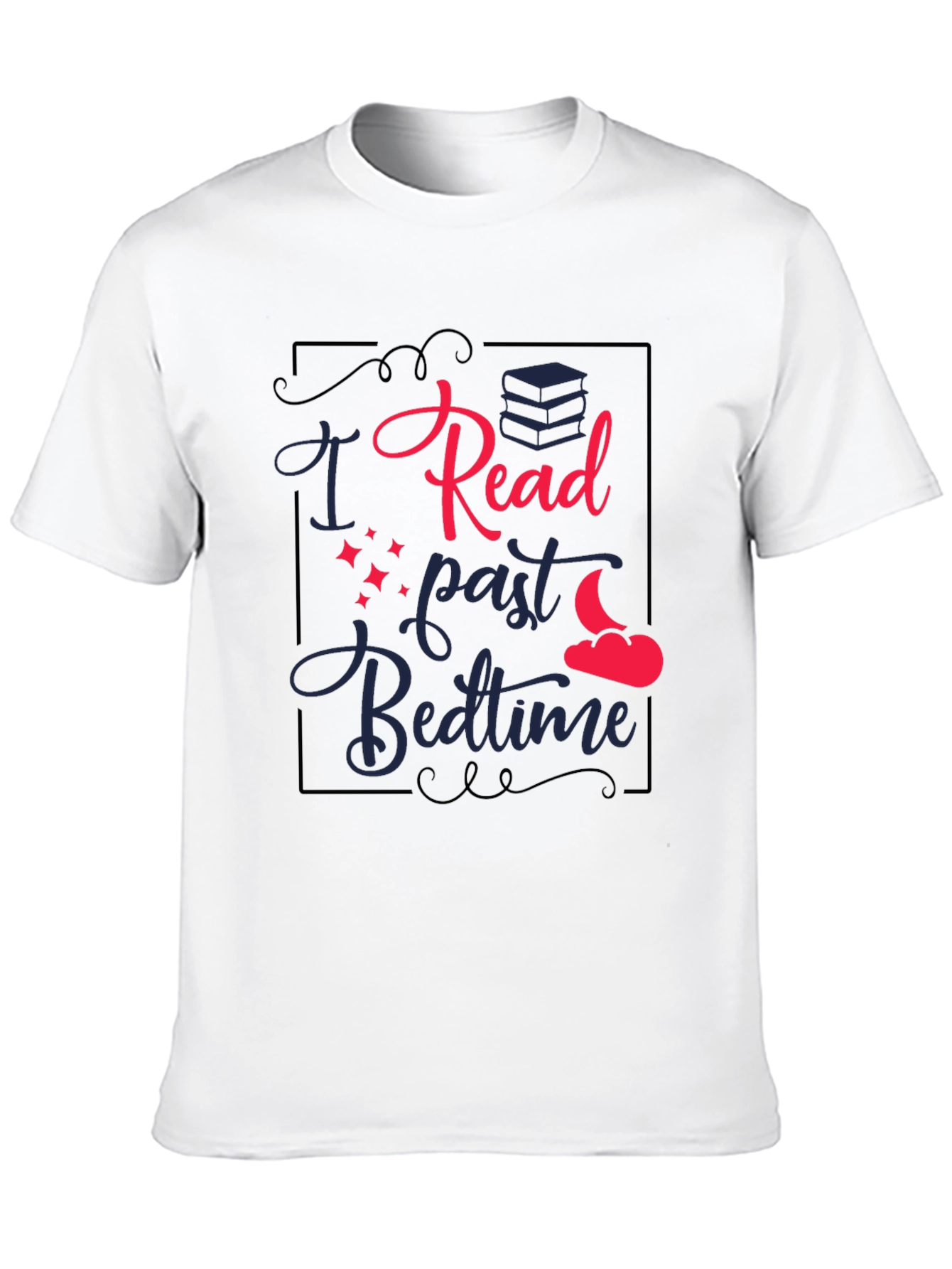 I Read Past Bedtime Graphic T-Shirt