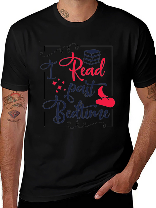 I Read Past Bedtime Graphic T-Shirt
