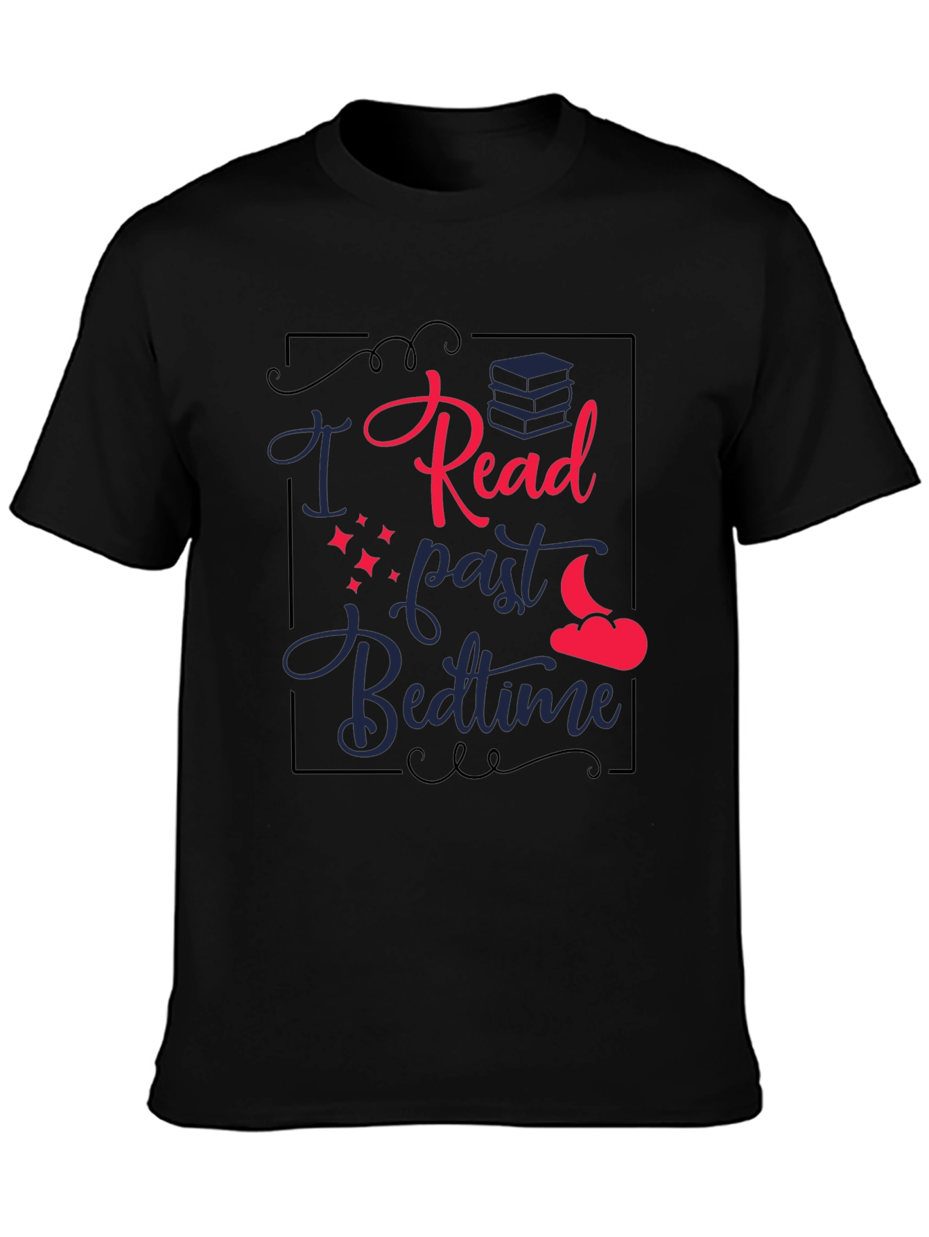 I Read Past Bedtime Graphic T-Shirt