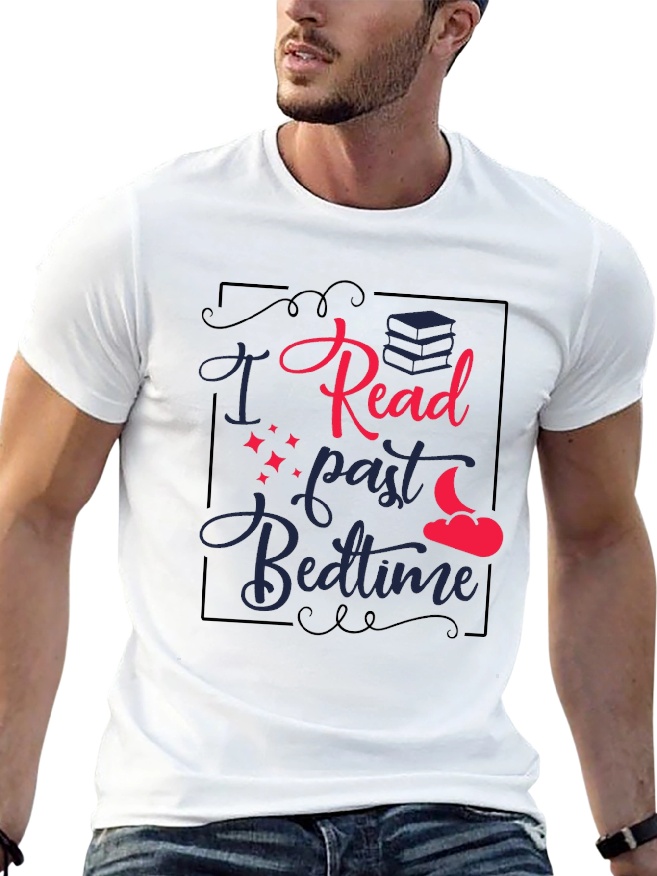 I Read Past Bedtime Graphic T-Shirt