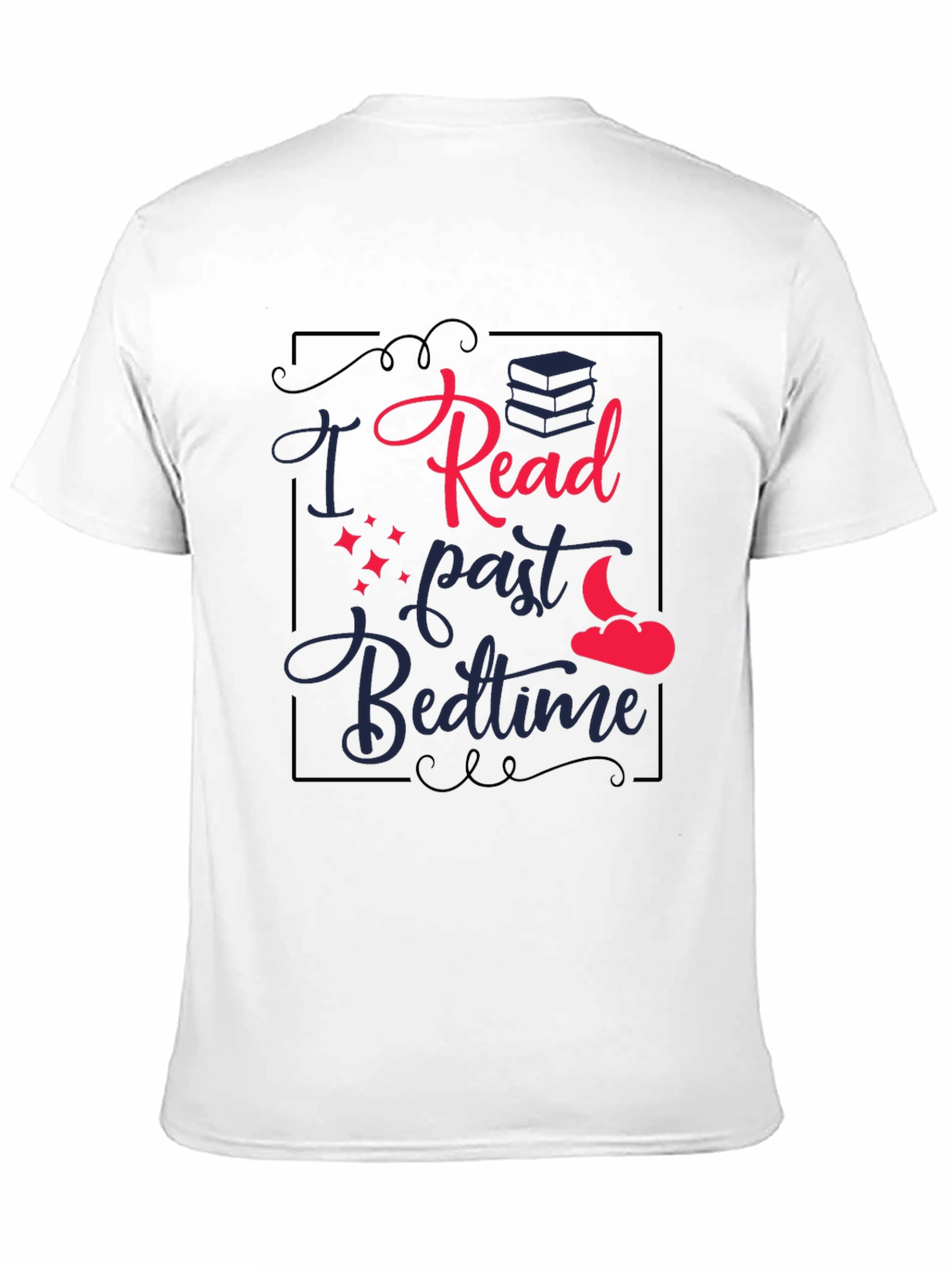 I Read Past Bedtime Graphic T-Shirt
