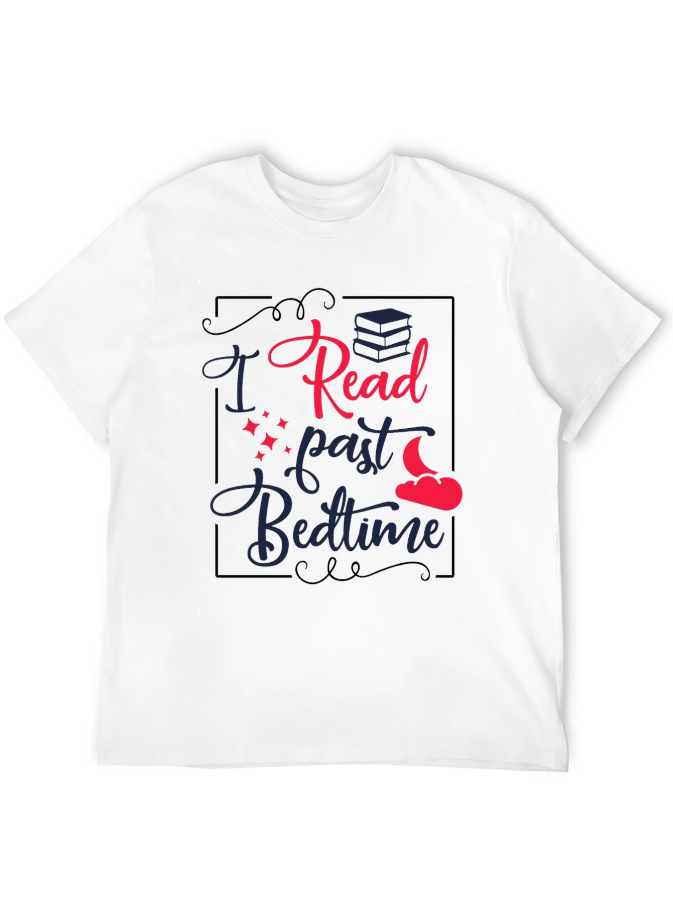 I Read Past Bedtime Graphic T-Shirt