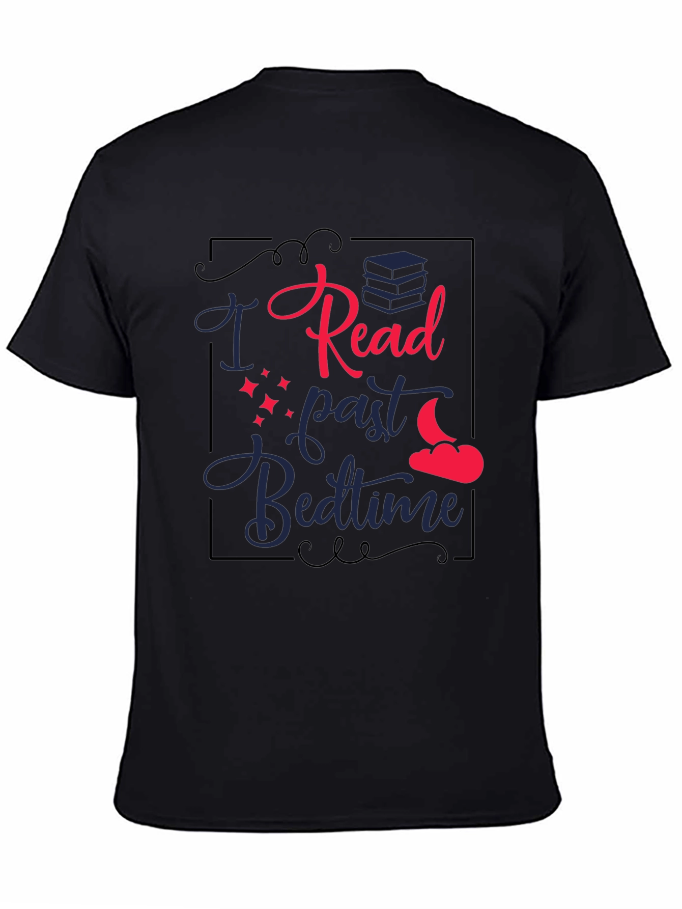 I Read Past Bedtime Graphic T-Shirt