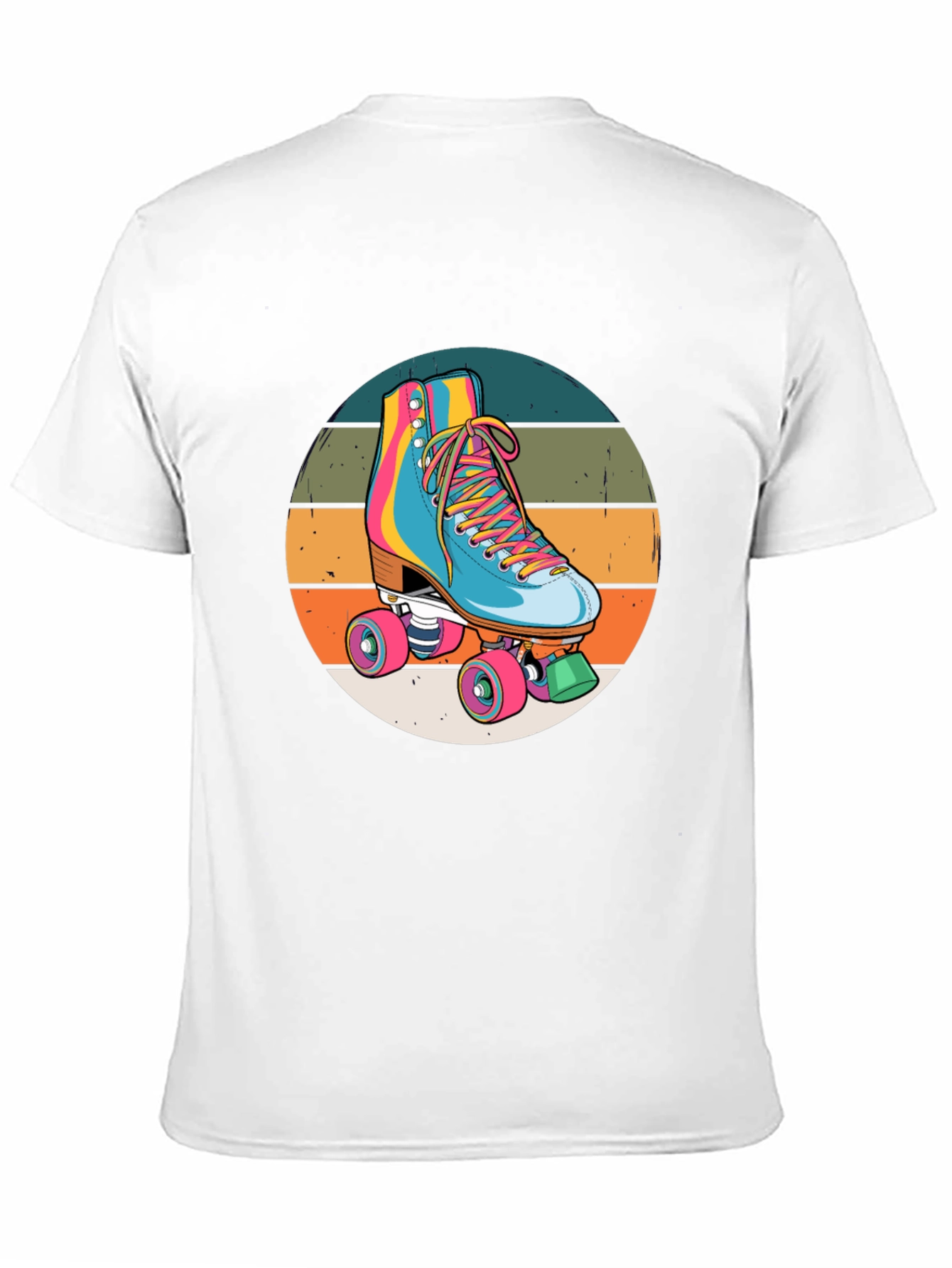 Retro Roller Skate Graphic Tee