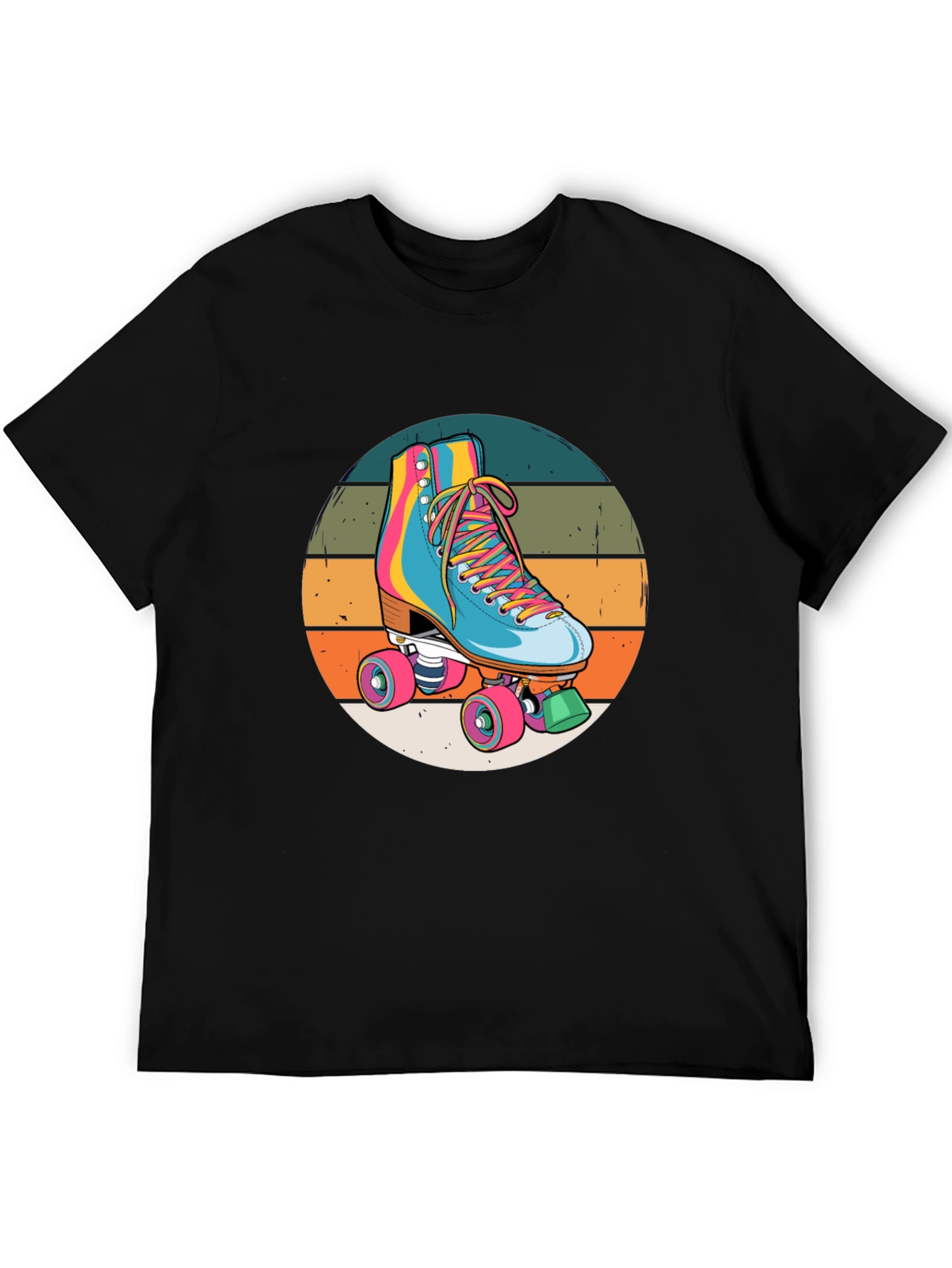 Retro Roller Skate Graphic Tee