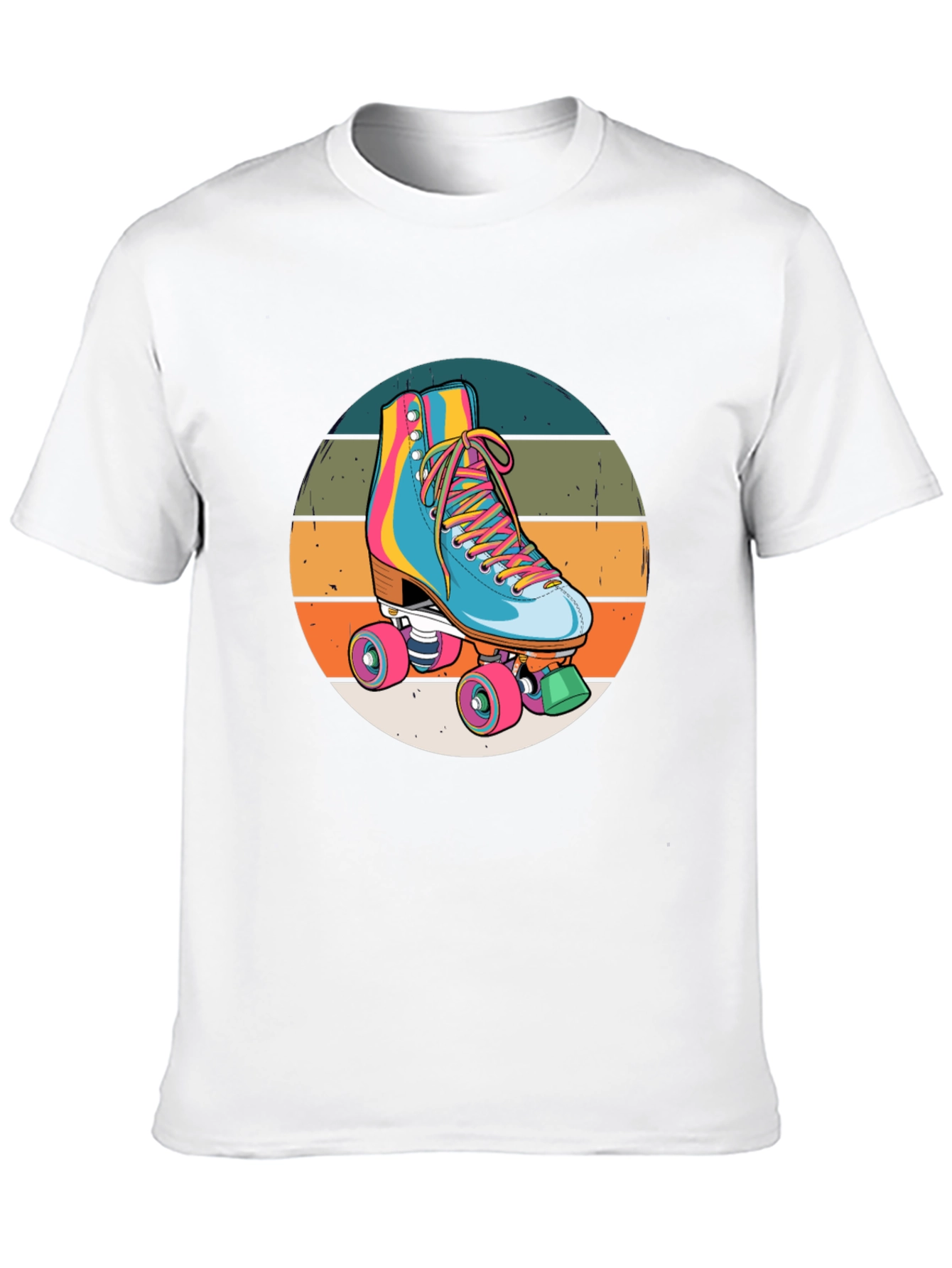 Retro Roller Skate Graphic Tee