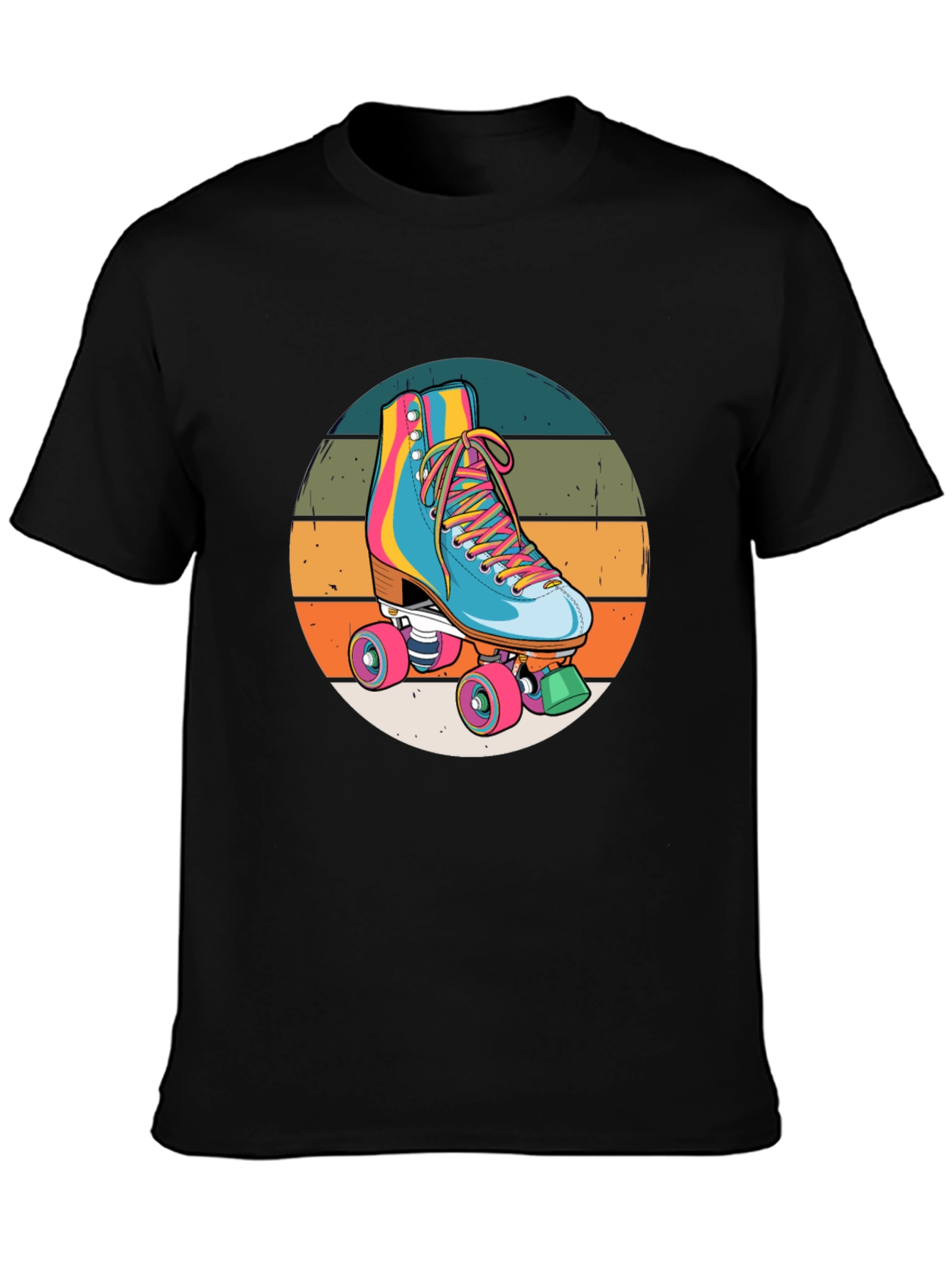 Retro Roller Skate Graphic Tee