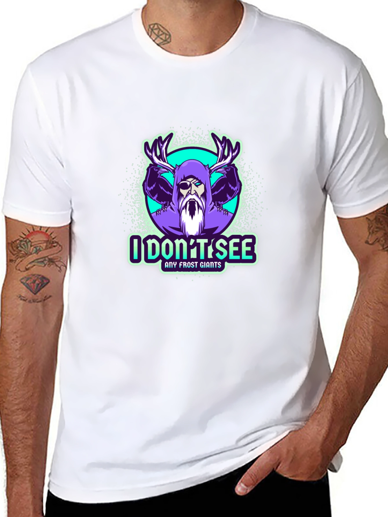 I Dont See Any Frost Giants Black T-Shirt