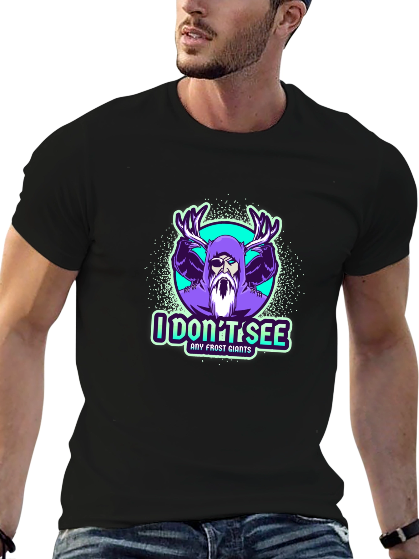 I Dont See Any Frost Giants Black T-Shirt