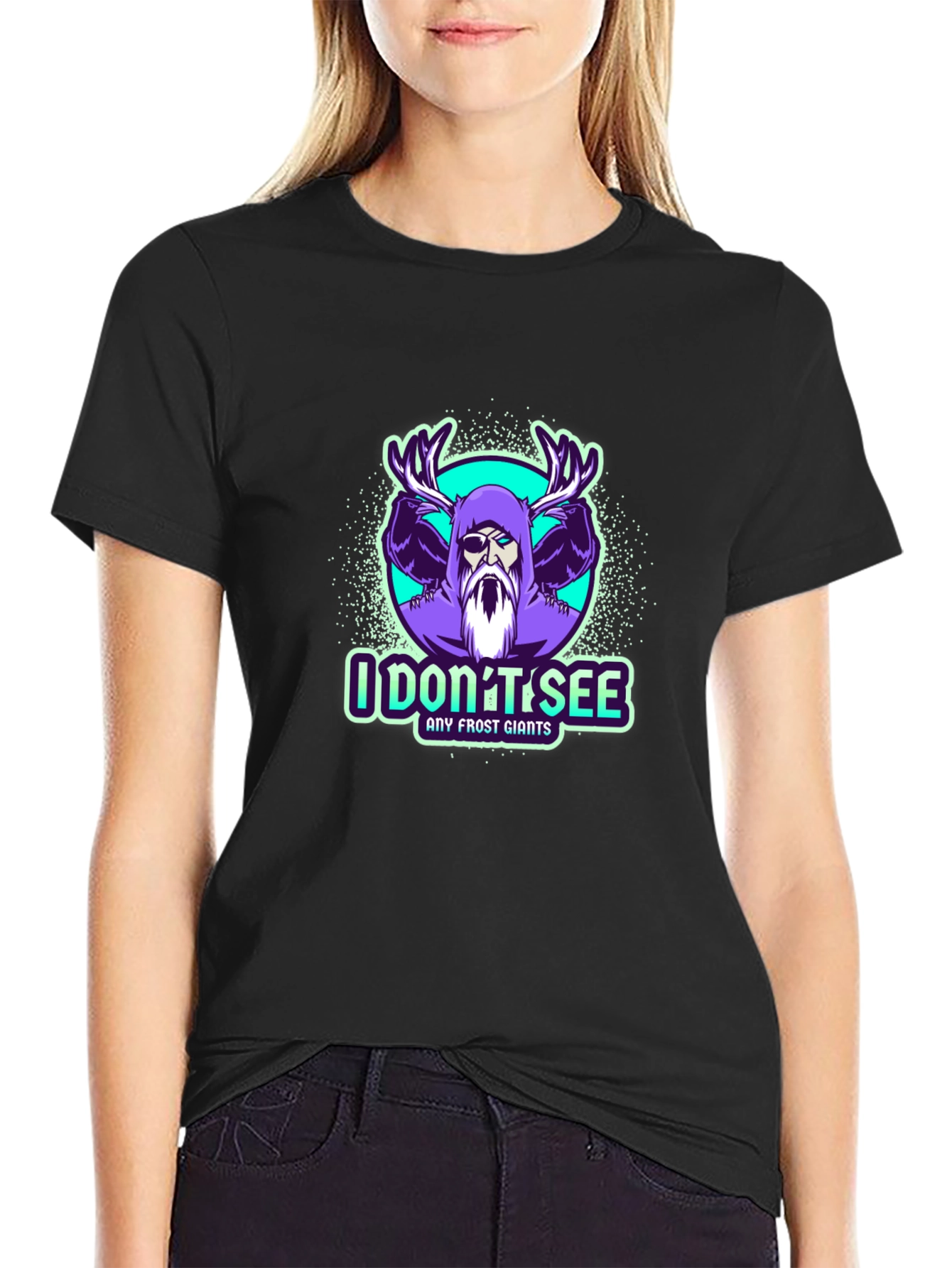 I Dont See Any Frost Giants Black T-Shirt