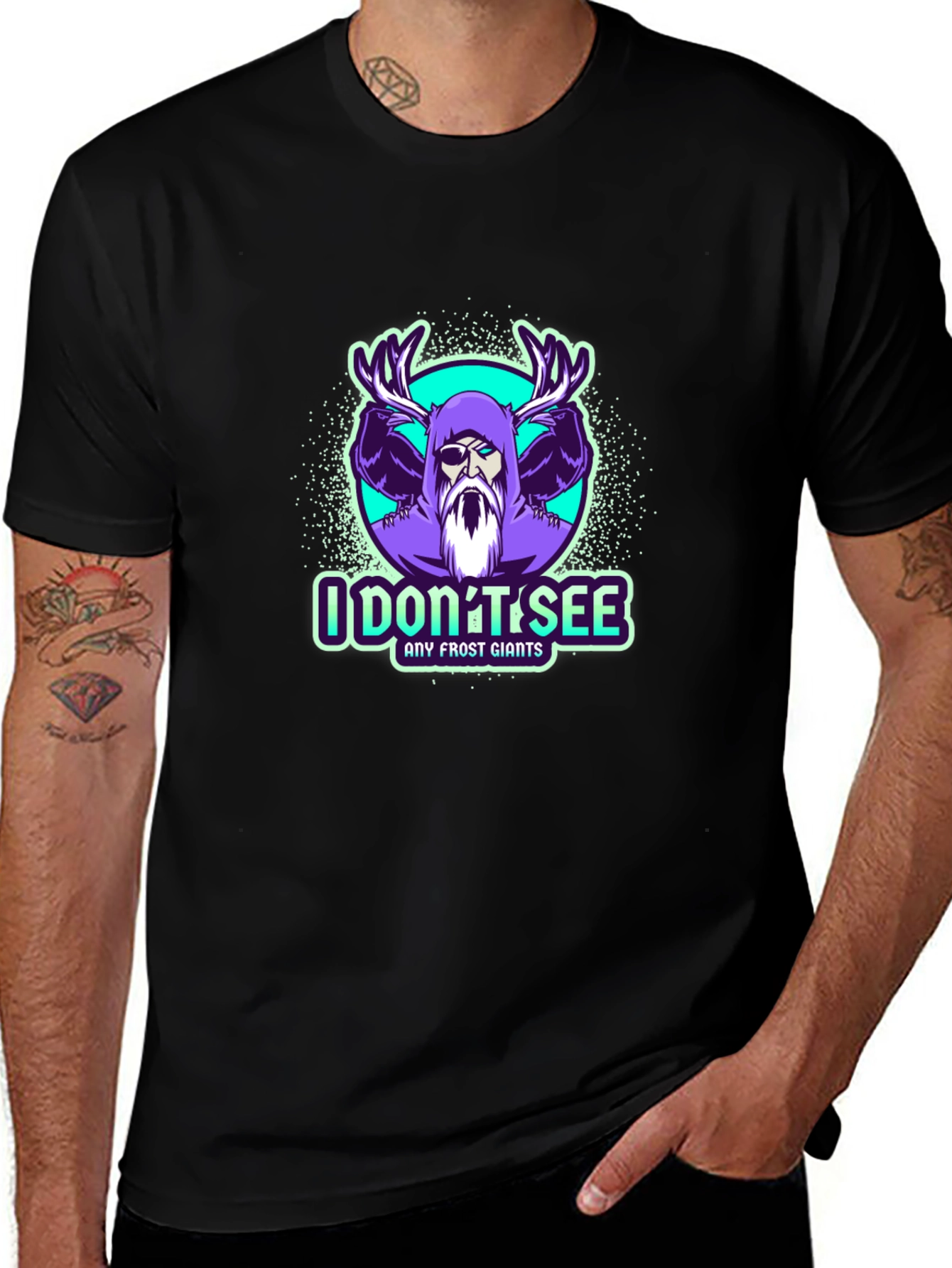I Dont See Any Frost Giants Black T-Shirt