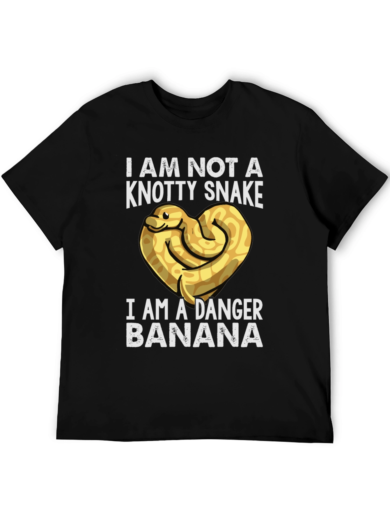 Danger Banana T-Shirt - Novelty Snake Tee