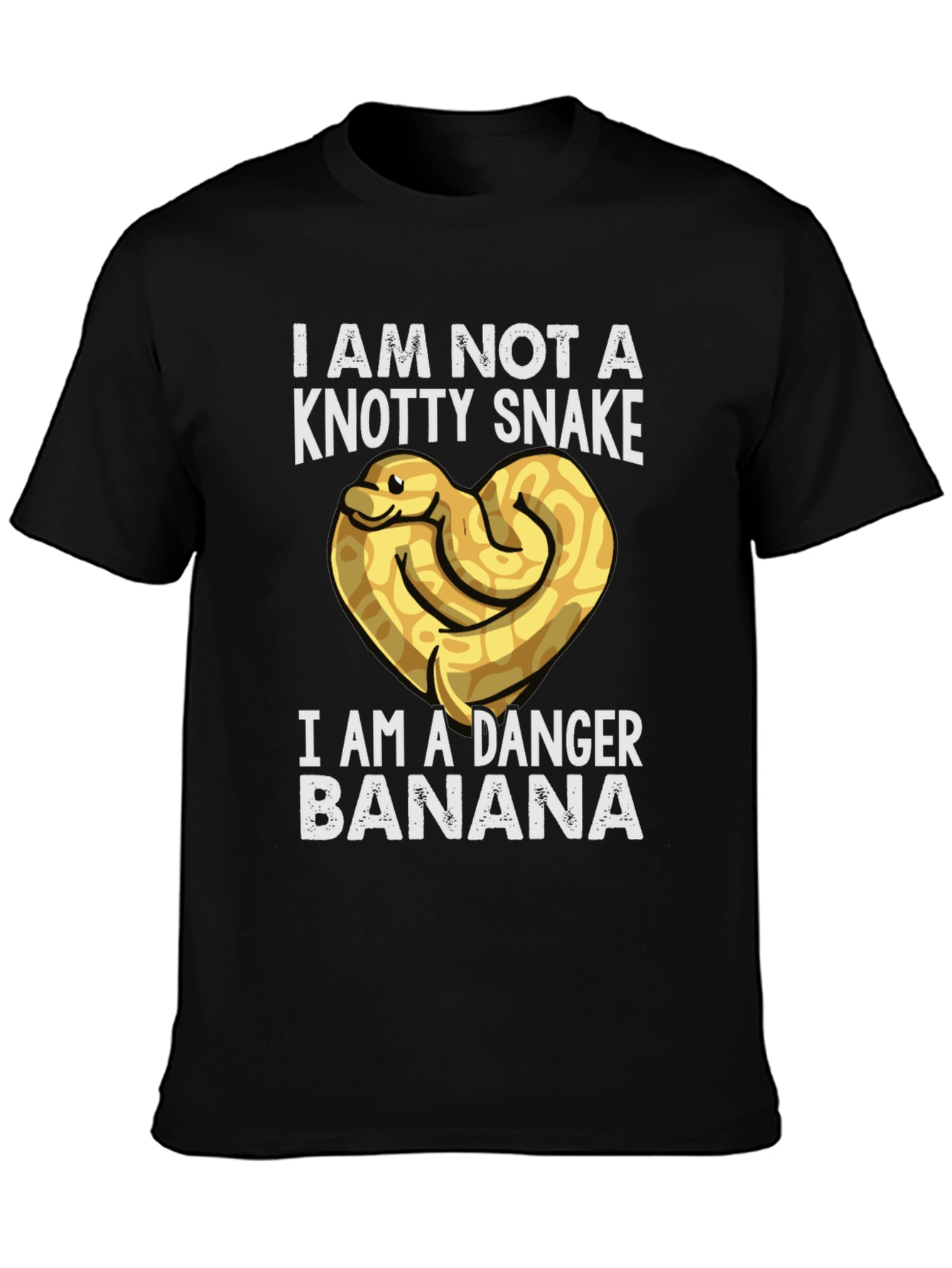 Danger Banana T-Shirt - Novelty Snake Tee