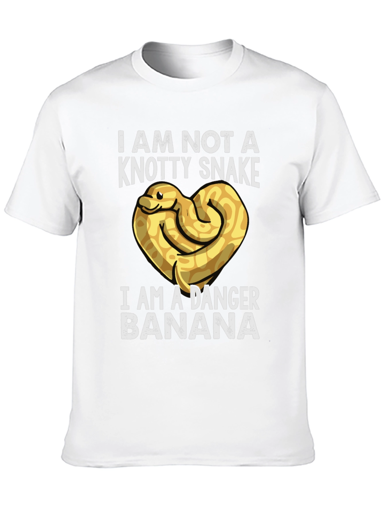 Danger Banana T-Shirt - Novelty Snake Tee