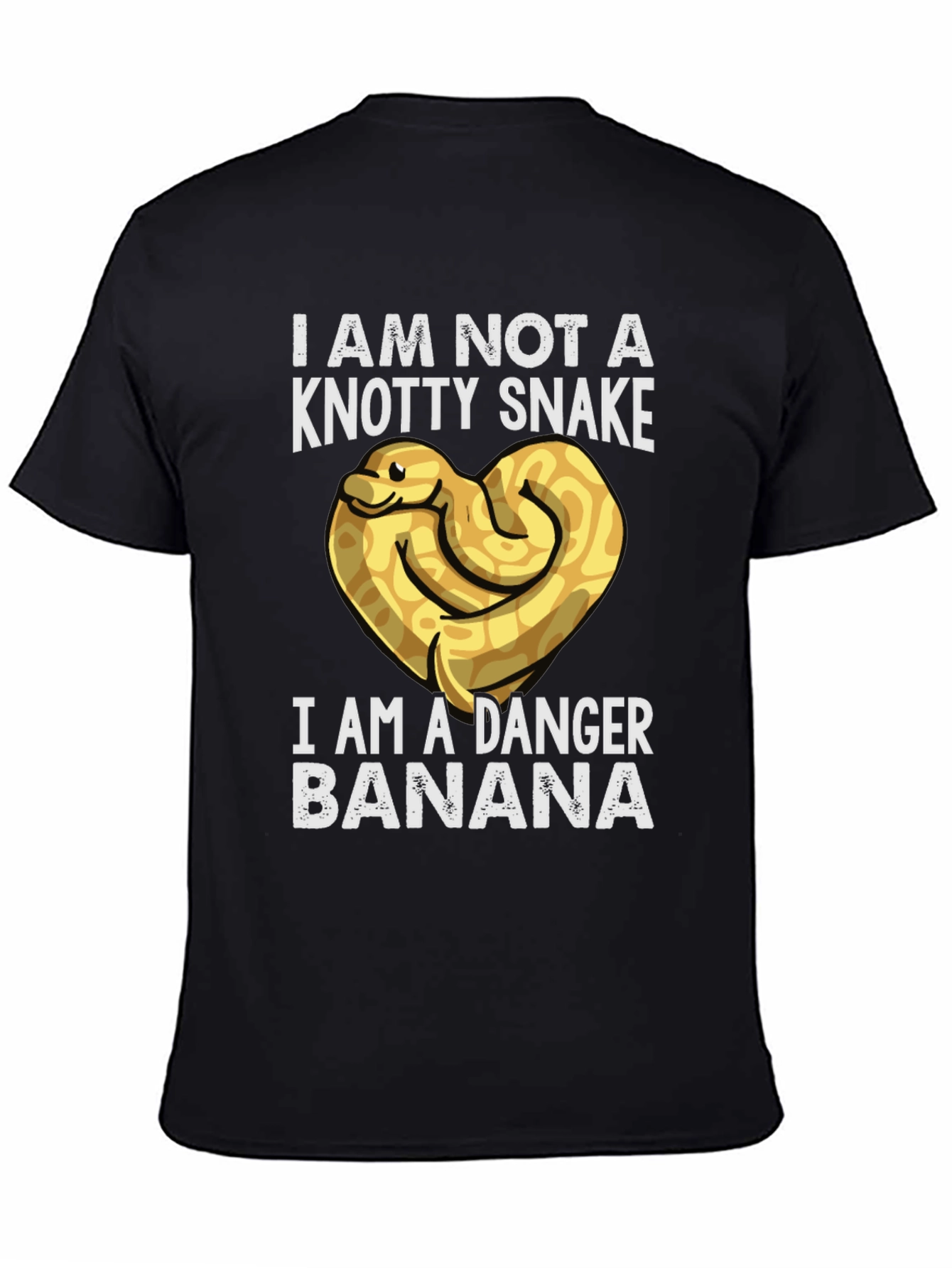Danger Banana T-Shirt - Novelty Snake Tee
