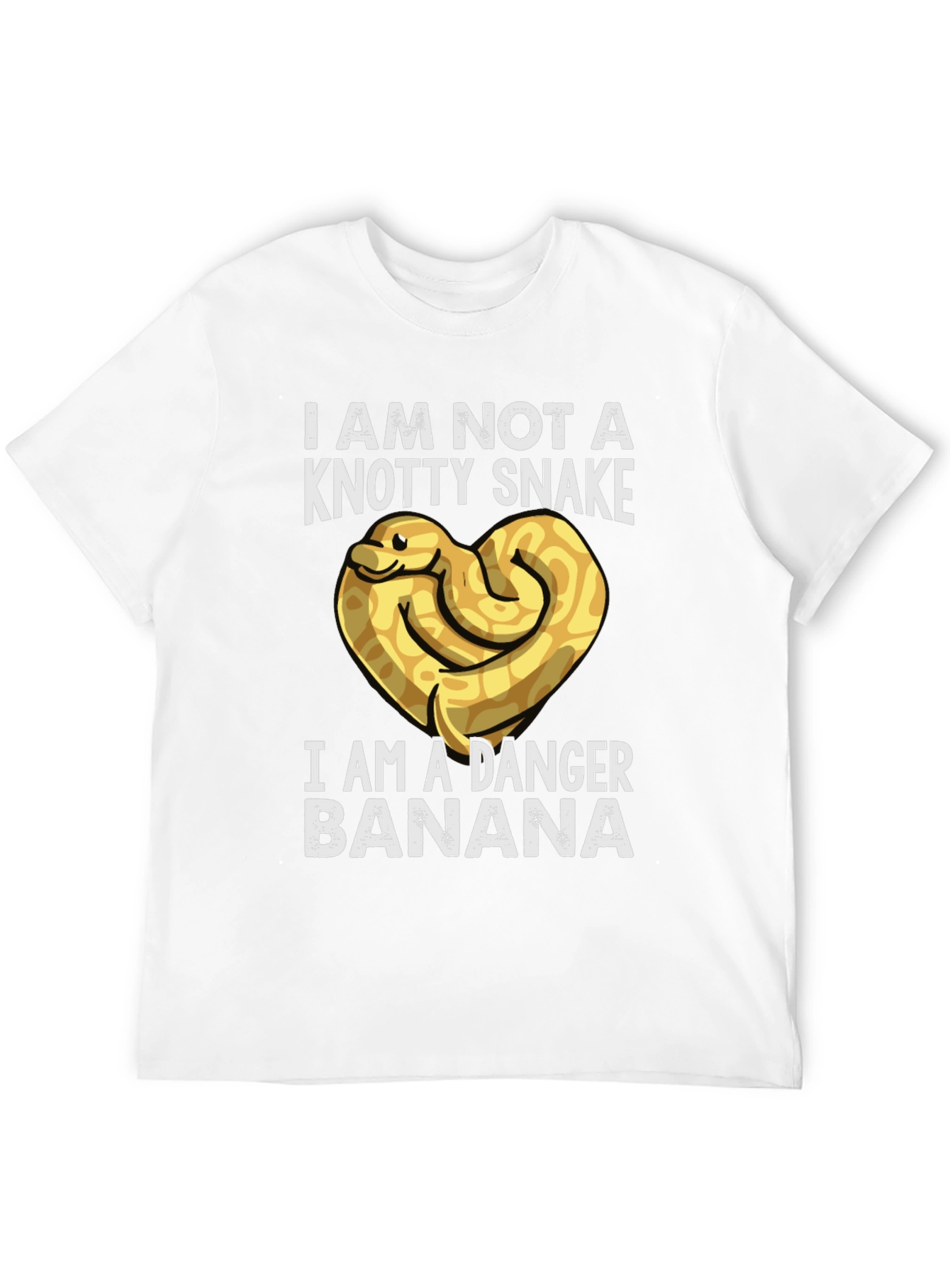 Danger Banana T-Shirt - Novelty Snake Tee