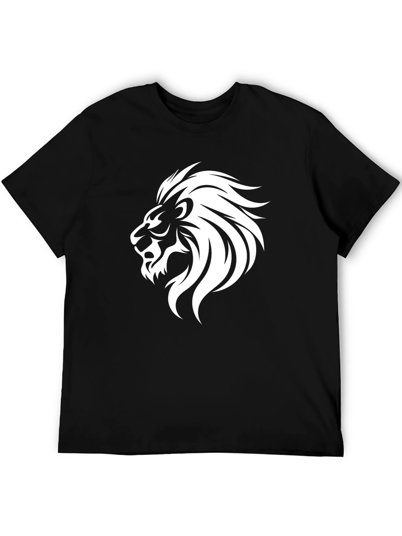 Black Lion Graphic T-Shirt - Bold Style