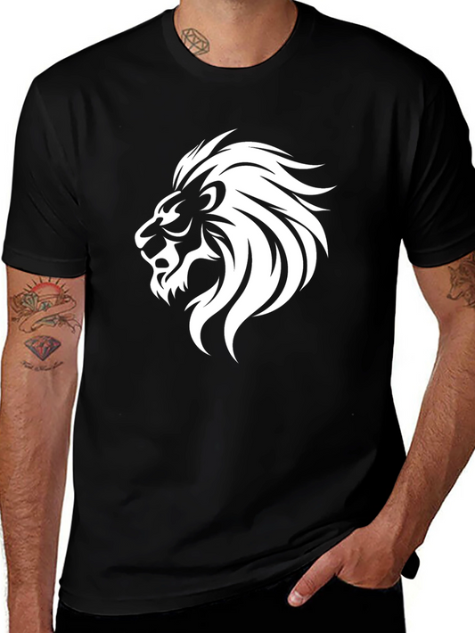 Black Lion Graphic T-Shirt - Bold Style