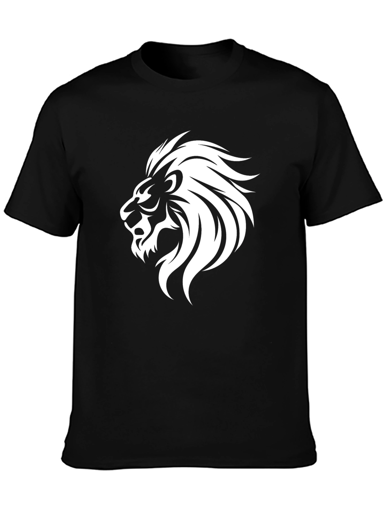 Black Lion Graphic T-Shirt - Bold Style